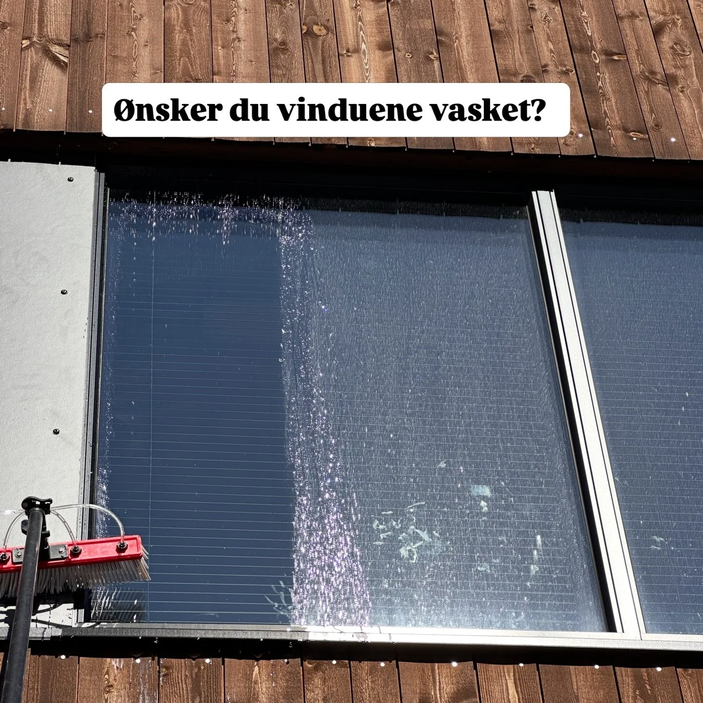 Vi fyller opp kalenderen for vindusvask avtaler, sikre deg vindusvask avtale &bull; Kvartalsvask til god pris og for best resultat! 
Rentvannsystem gir langvarig resultater, ikke bare en quick fix👍

Vasker du bare &eacute;n gang, vil det fortsatt re