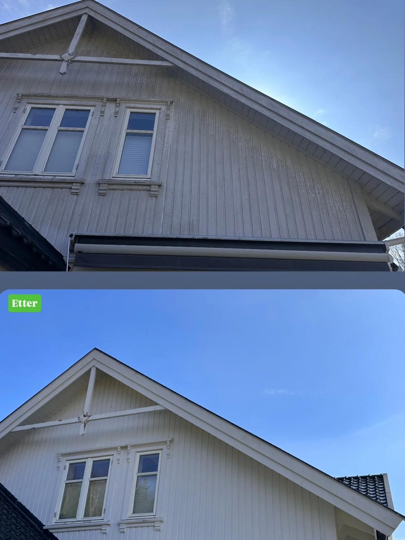 Har du tatt en tur rundt eiendommen i &aring;r ? ☀️☀️
Belegningsstein, fliser, fasade✅

Vindusvask avtale | kvartalsvask🙌🔥