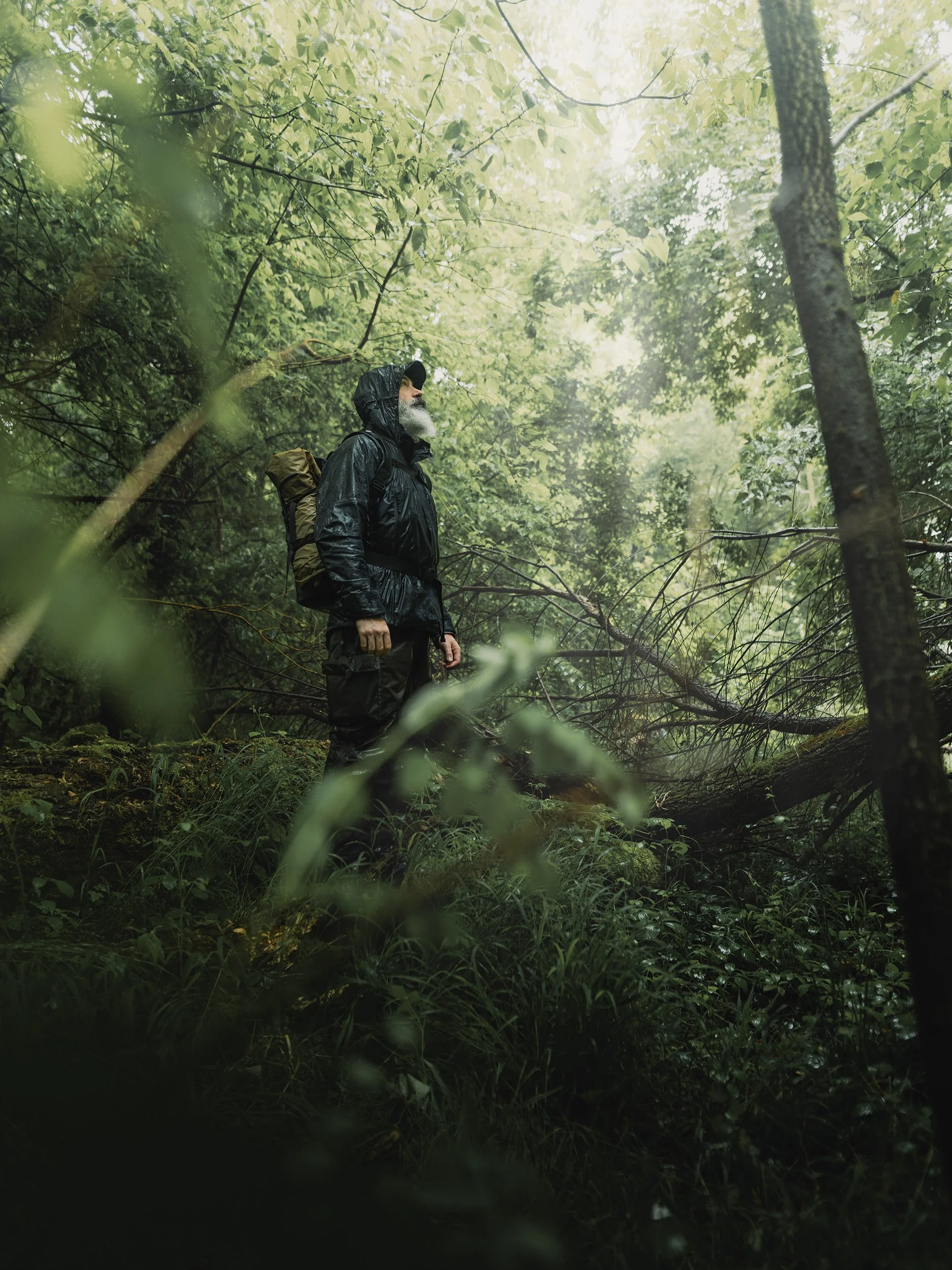 Carinthia Pro PRG Jacket tested during a demanding Forest shoot in the Alps by Alex Wander Photography