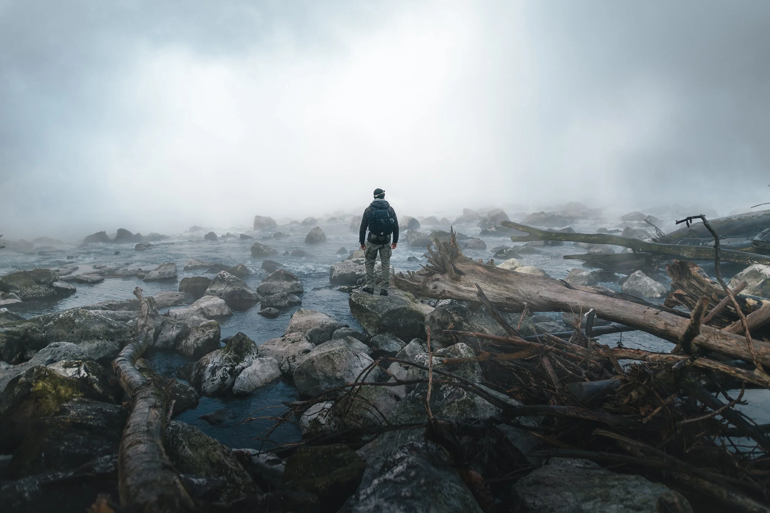 Extreme river environment and rugged mountain terrain shot on location by Alex Wander Photography