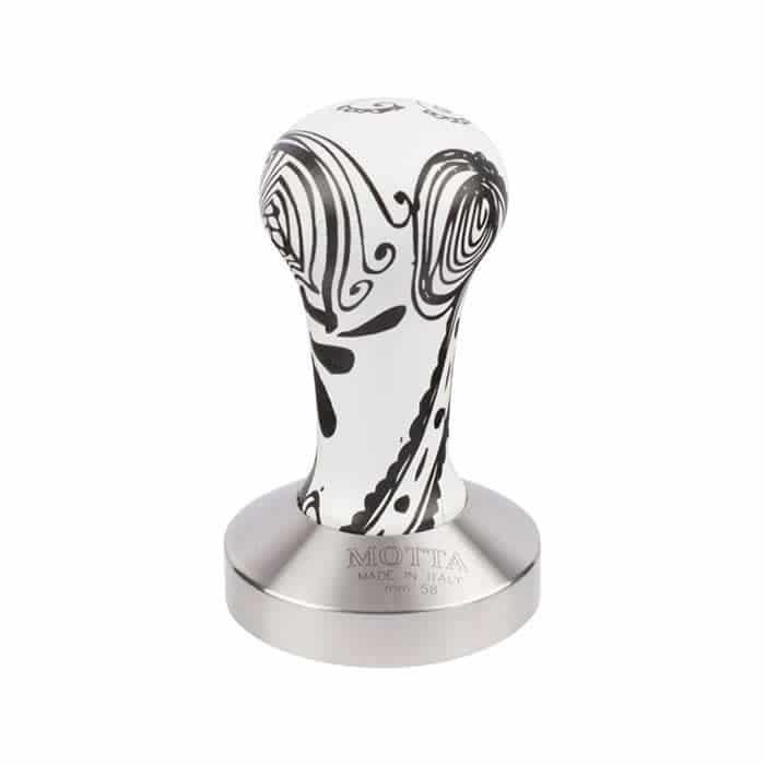 Motta Tamper Plain Base Black/White 58mm