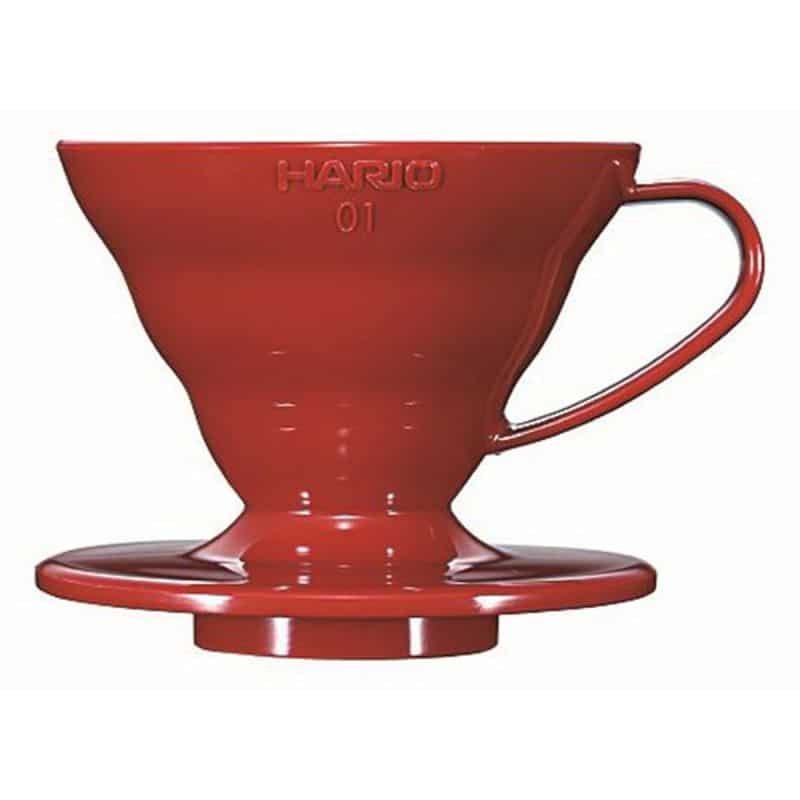 Hario Coffee Dripper V60 01 Red Plastic