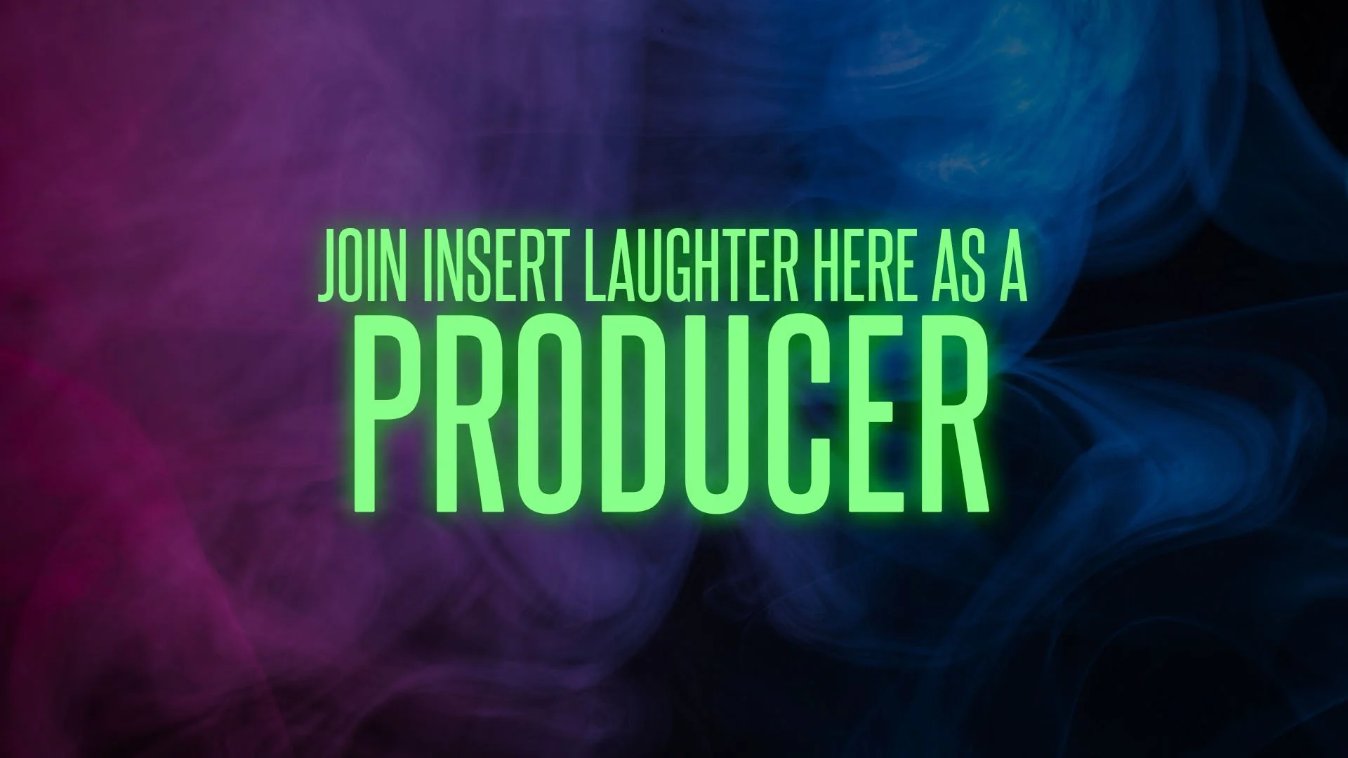 Join us as a Producer