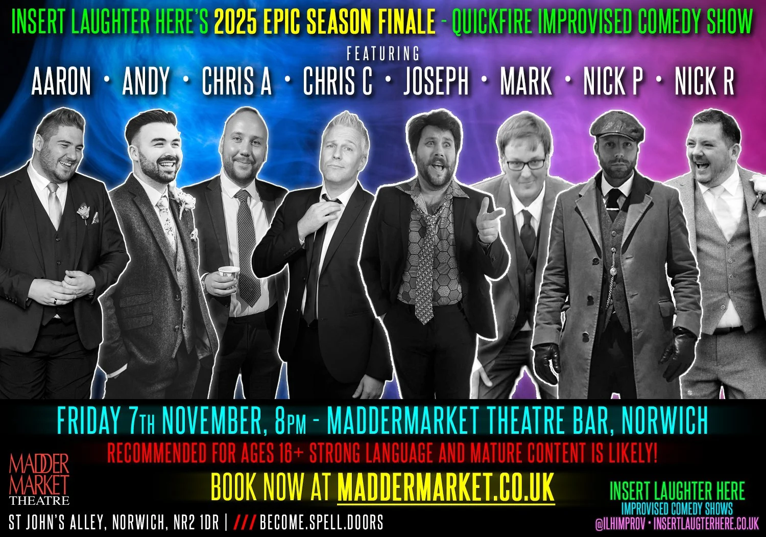Insert Laughter Here’s EPIC SEASON FINALE show