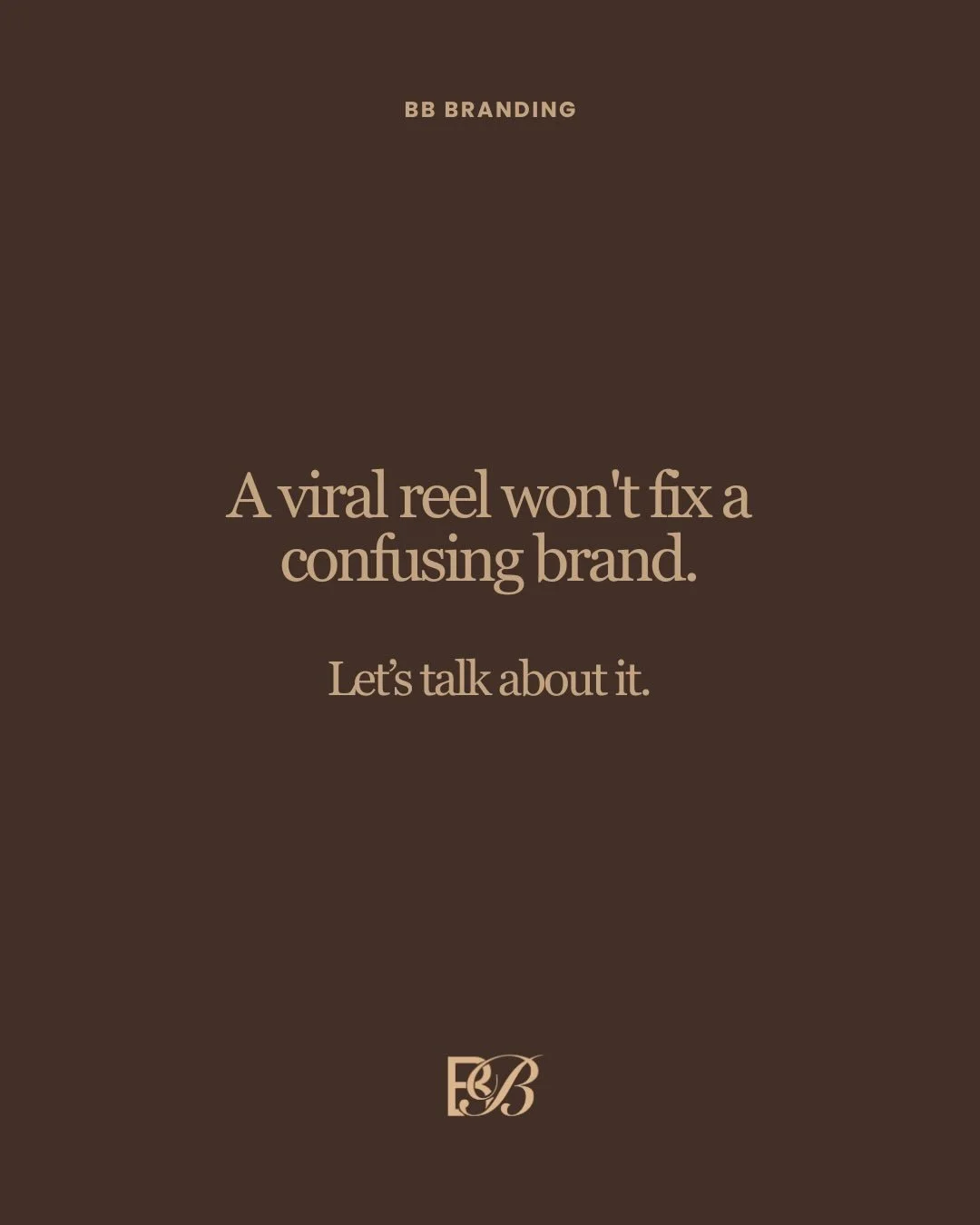A viral reel might get thousands, or even millions, of people to your profile. But what happens next?

If your bio is unclear, your messaging is inconsistent, your content doesn&rsquo;t build trust, or someone can&rsquo;t quickly understand what you 