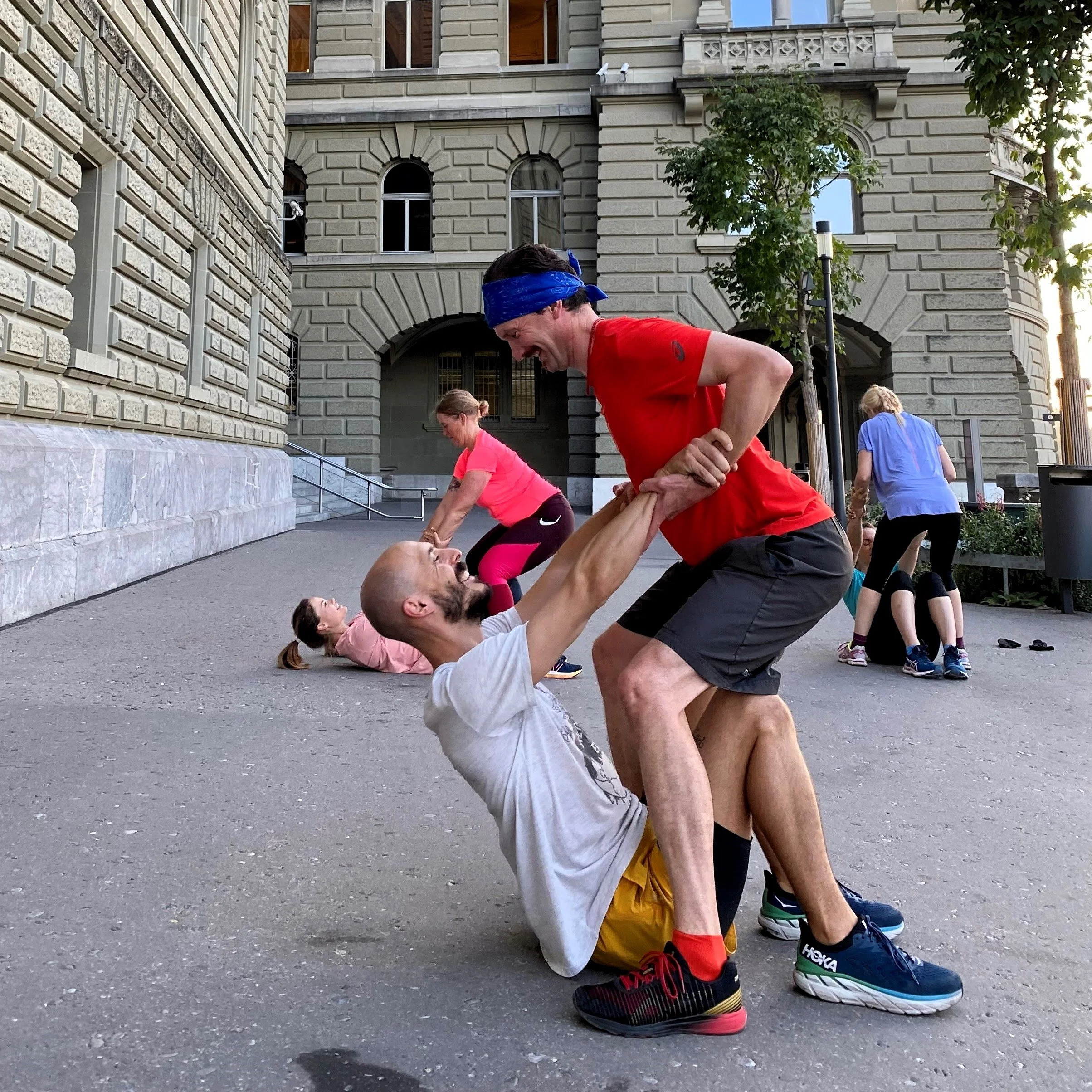 David in Partnerübung