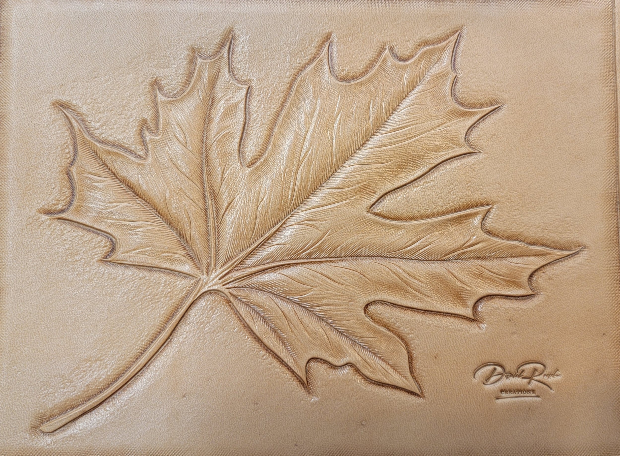 Leather Tooling Class: Maple Leaf