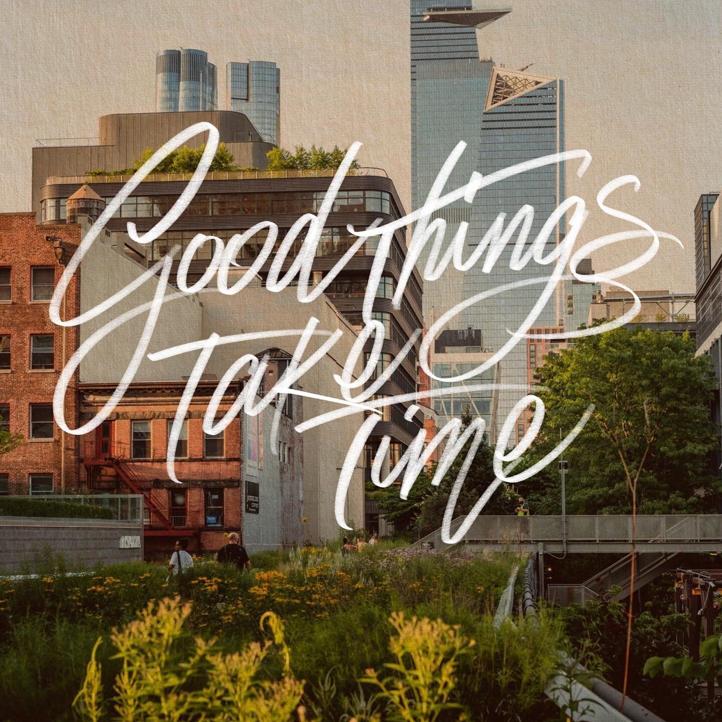 good things take time. #september #lettering #quotes #words #handlettering #typography #procreateapp #typegang #typedesign #typematters #typespire #dailyquotes