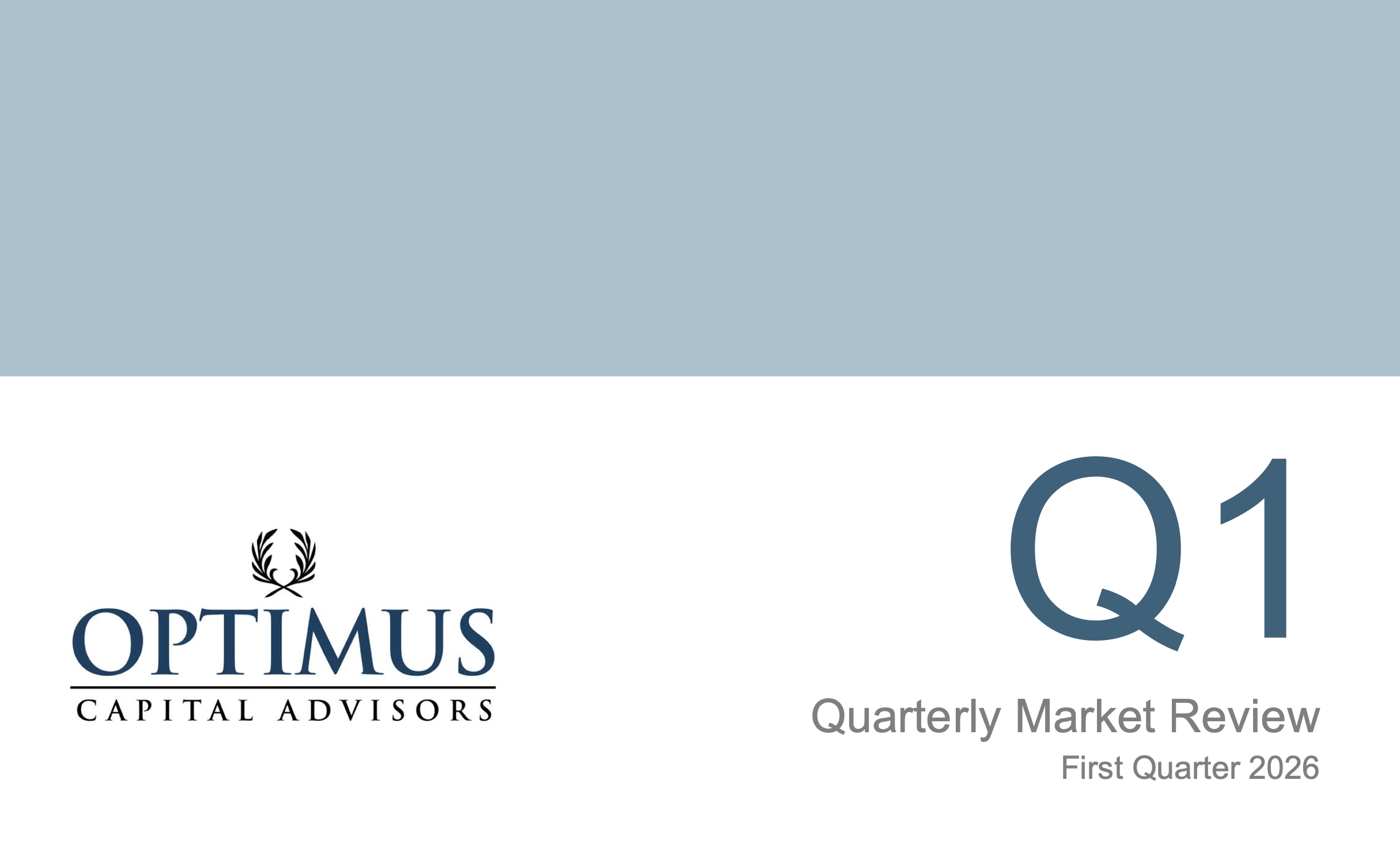 2026 First Quarter Investment Report - Is the Bull Market Over?
