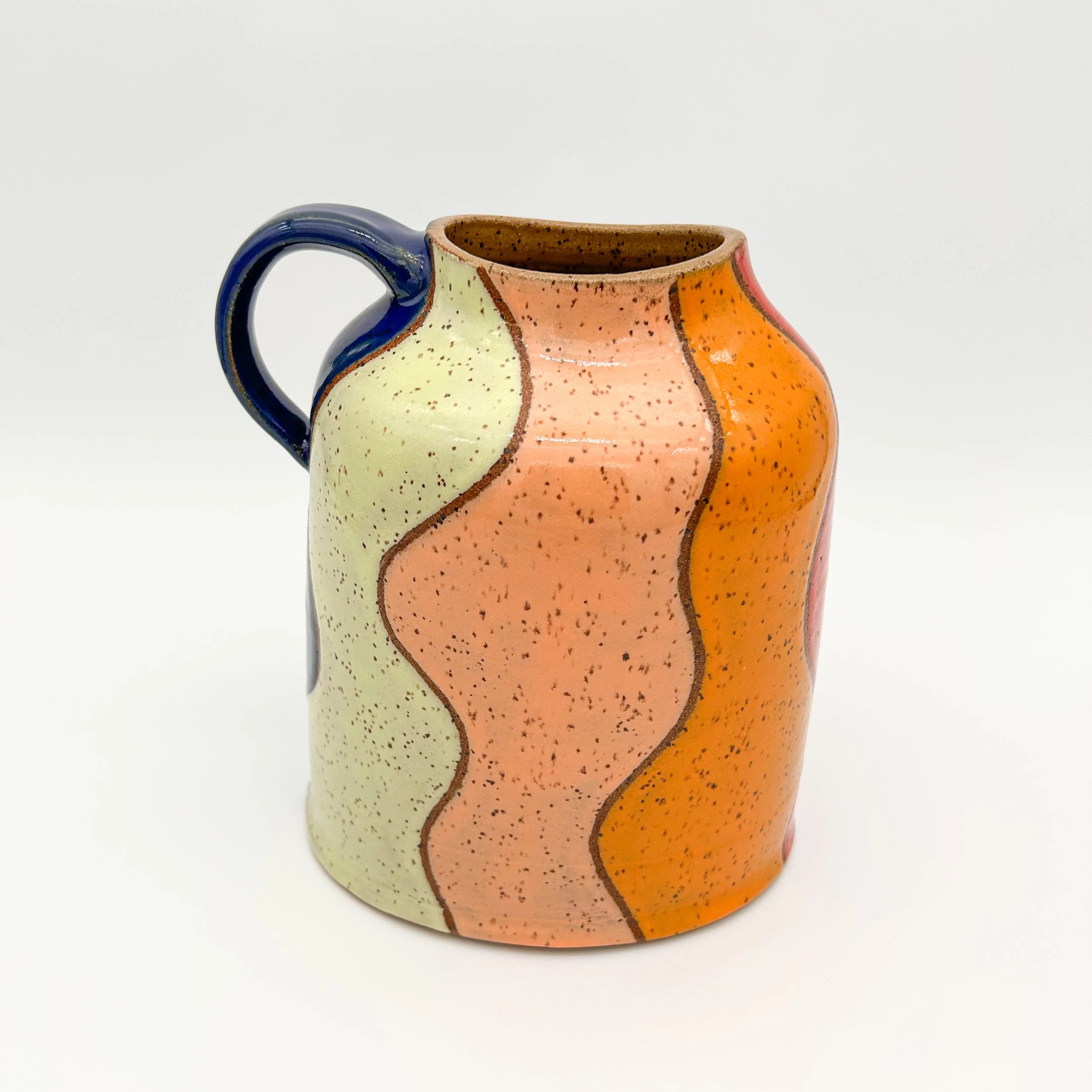 Rainbow Stripe Jug