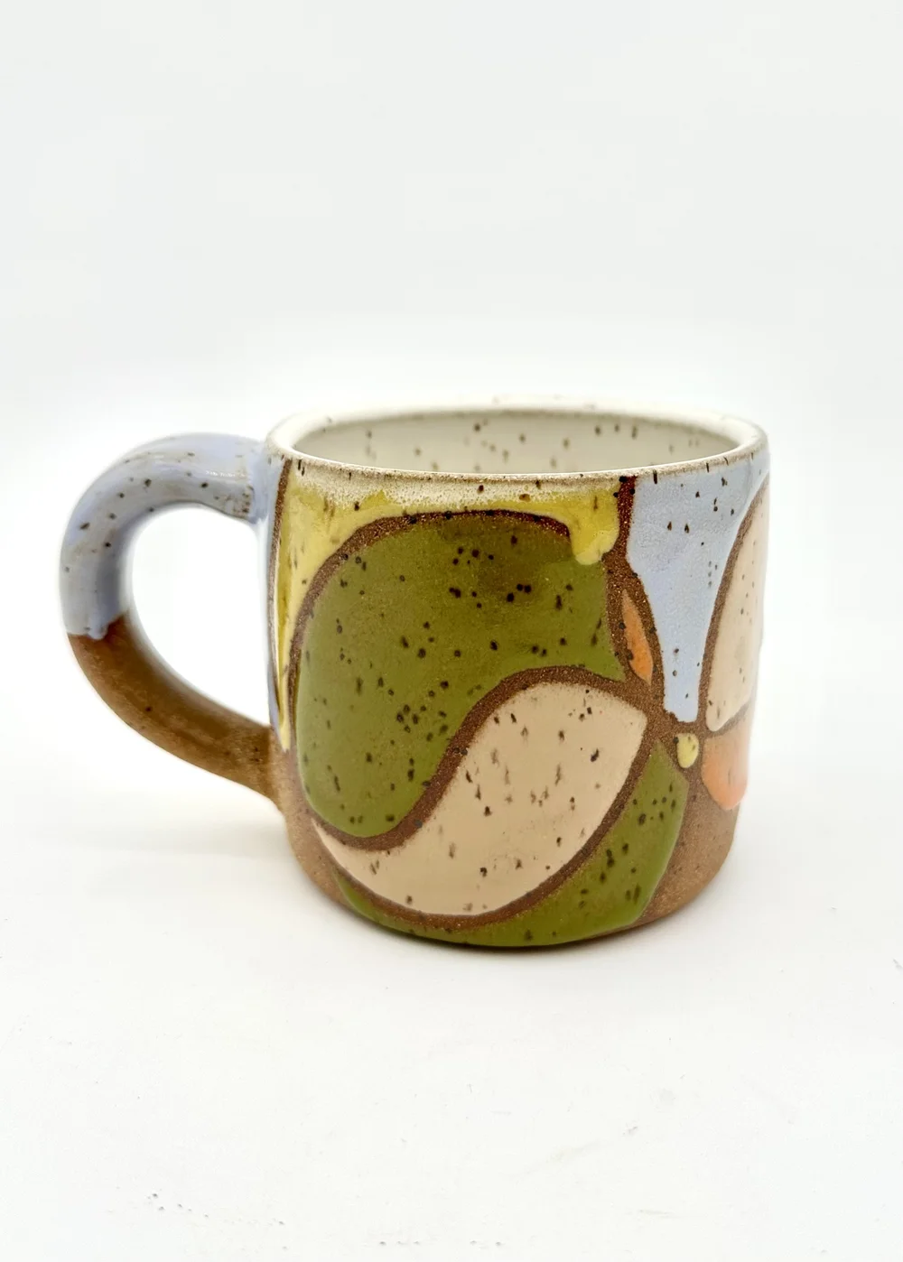 Modern Stained Glass Mug 17 — Sidecar Ceramics