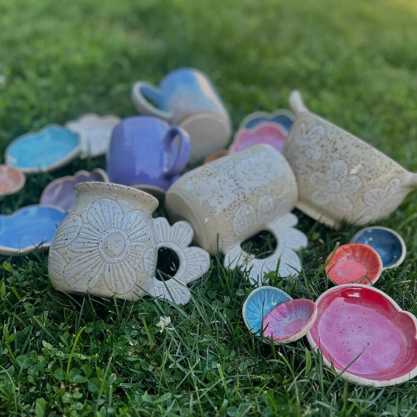 sunrises and sunsets and ice cream and Lake Michigan and sand and sunshine and fresh air and bonfires and swimming and lemonade and driving with the windows down and lightening bugs and waves and strawberries and tomato plants and bare feet and fresh