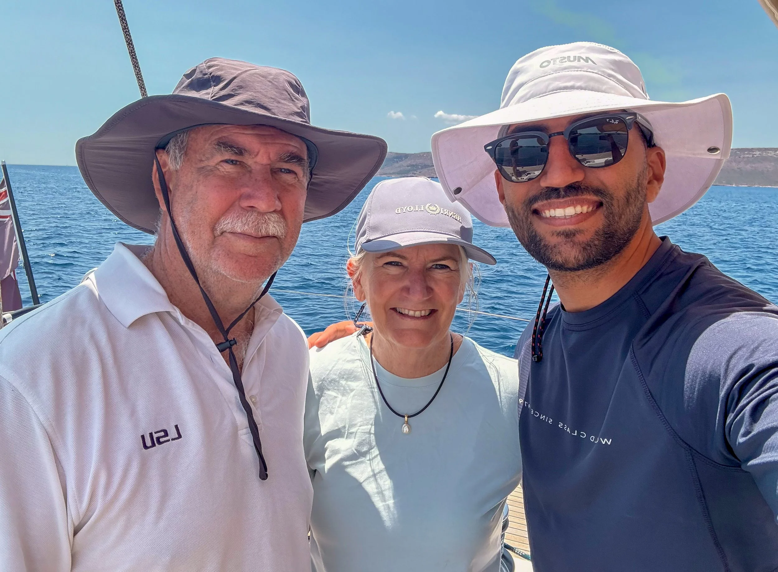 Special to have Bill onboard to sail 