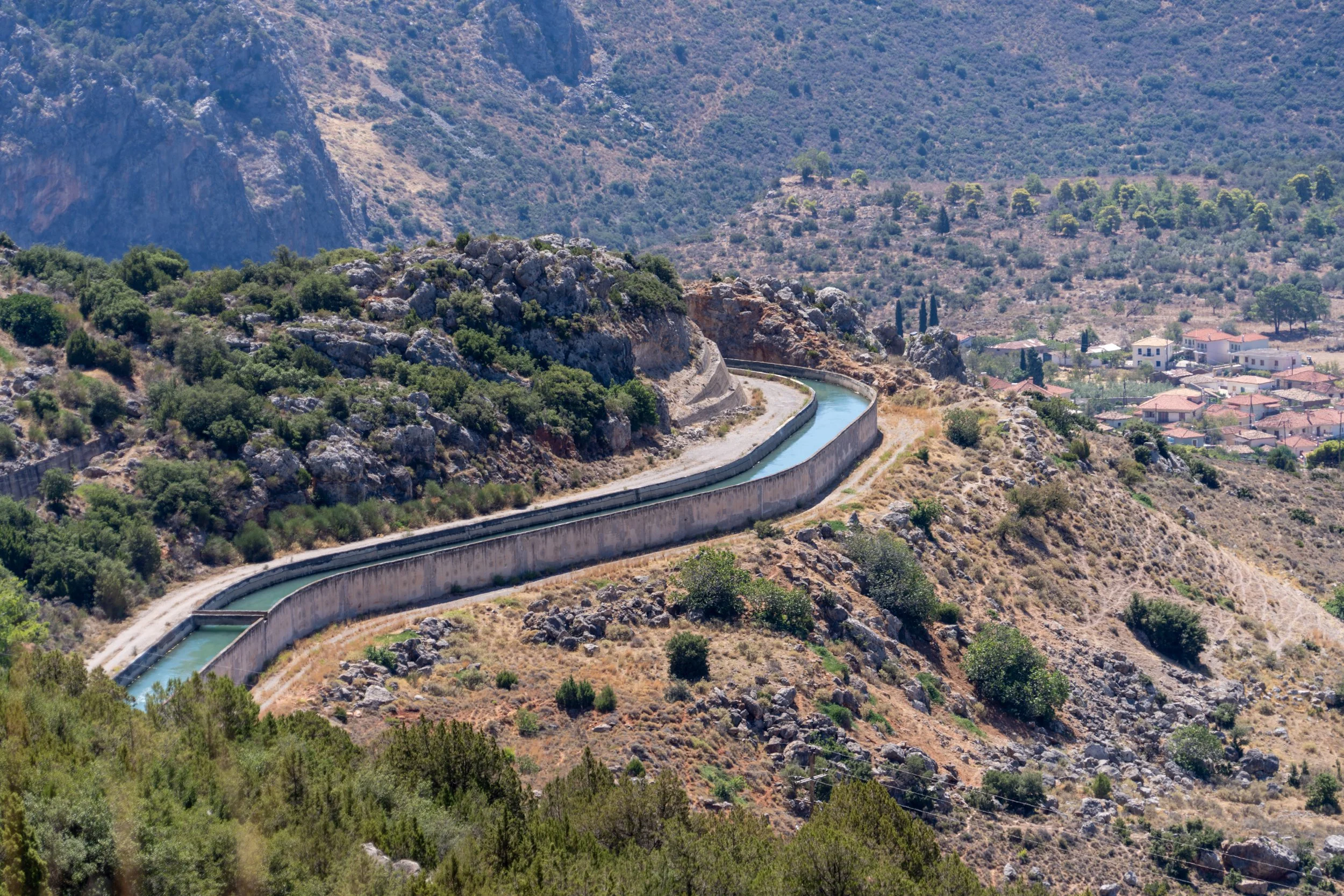 Mornos Aquaduct - water supply for Athens