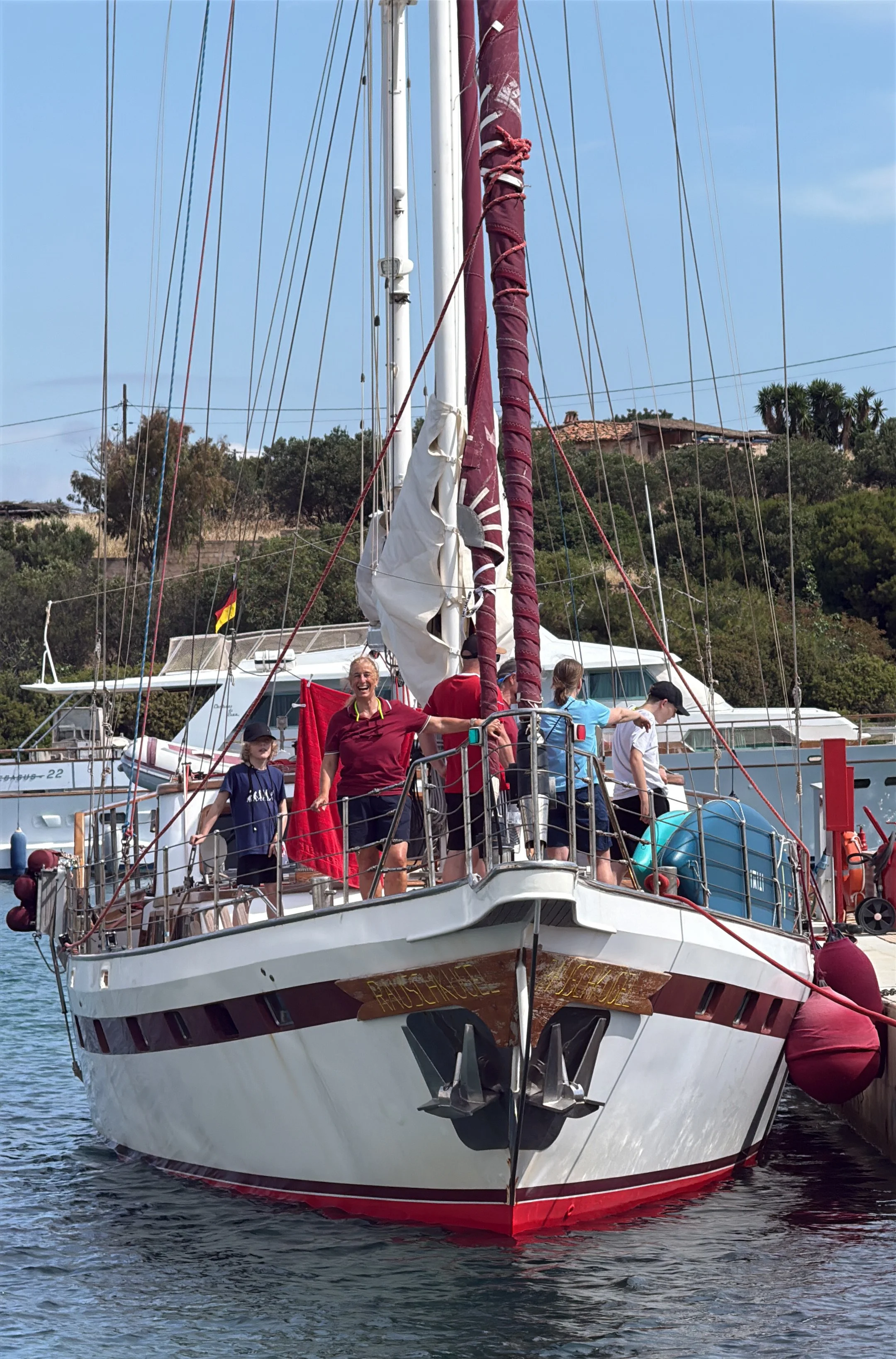 Lydia onboard Rauschkugel