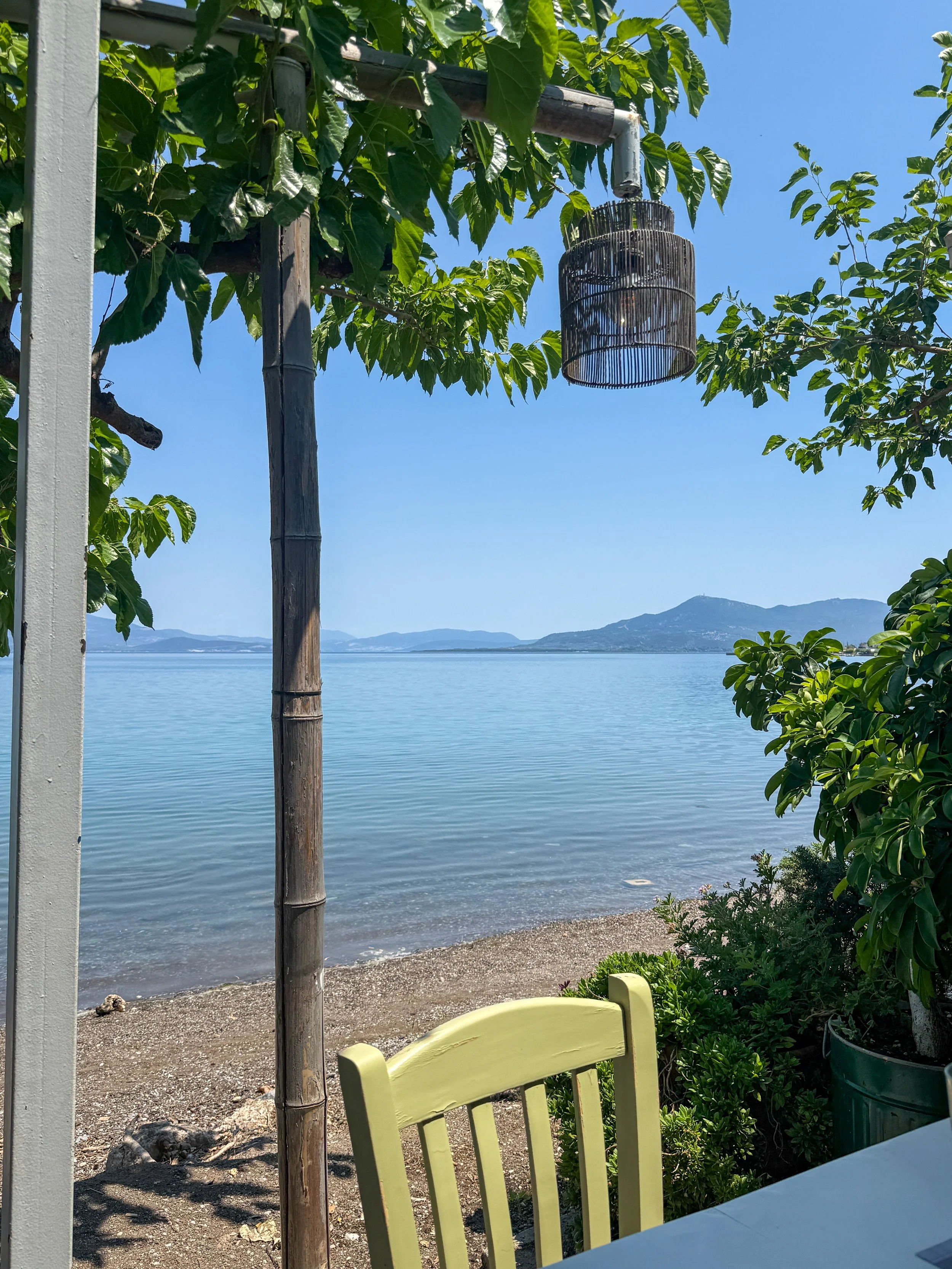 Our lunch view Kamena Voula 