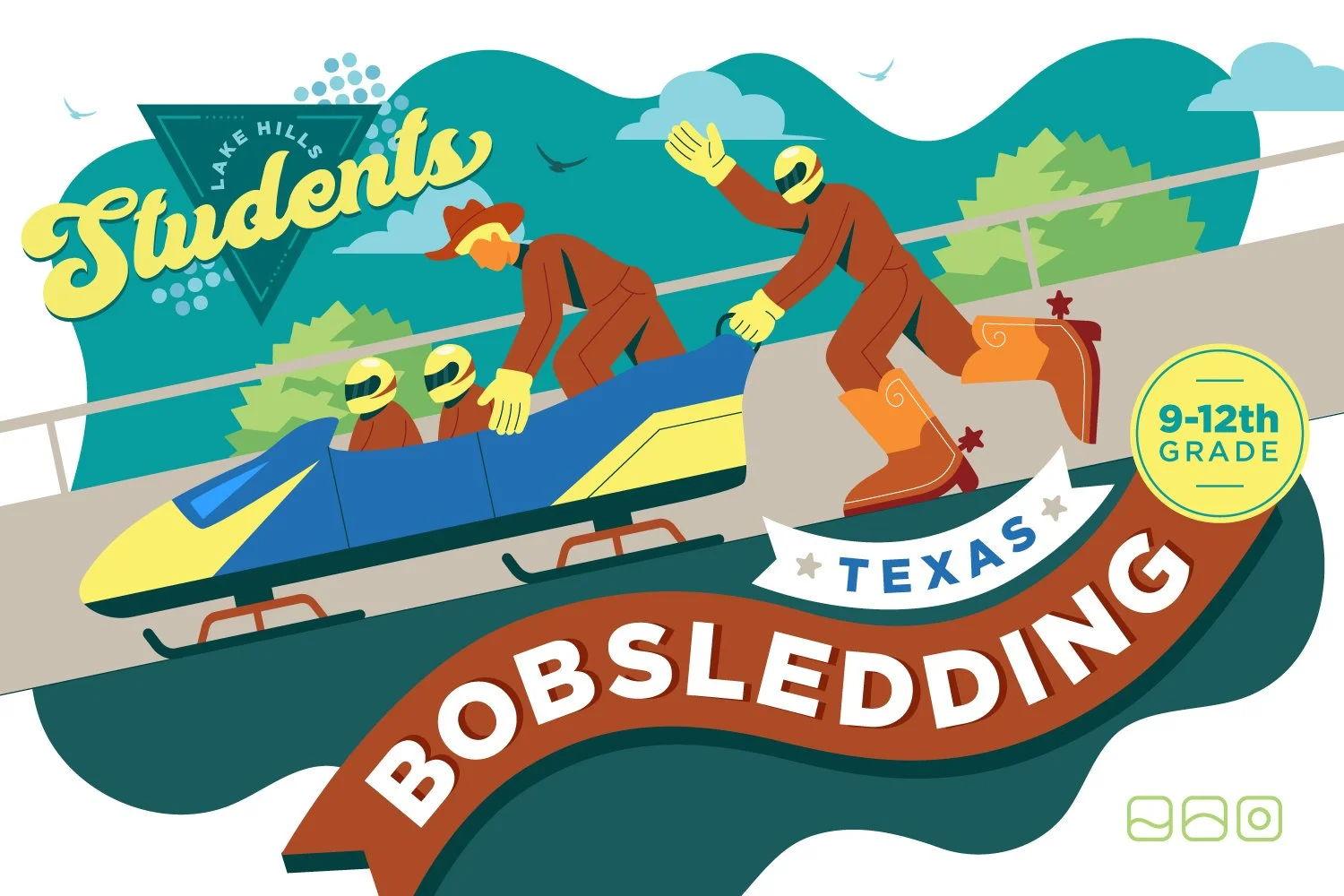 Texas Bobsledding: High School Students