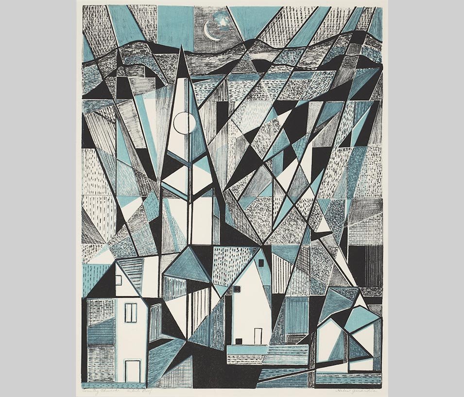Helen Gerardia’s Nocturne of a Rural Church