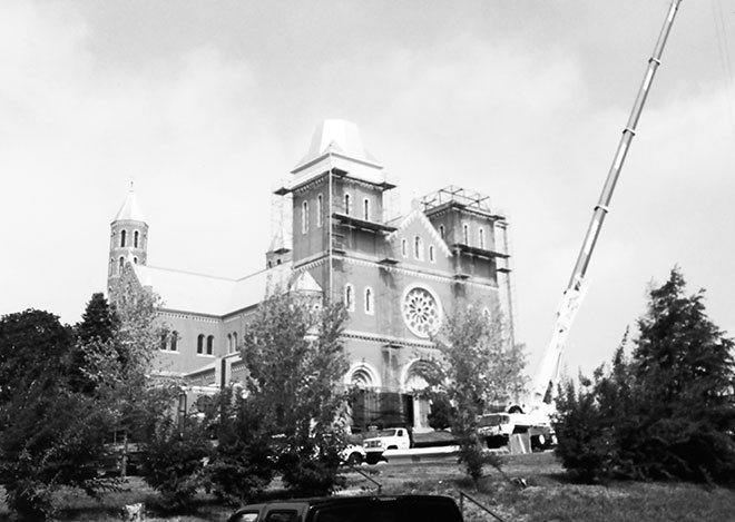 The Construction of the Saint Vincent Archabbey Basilica