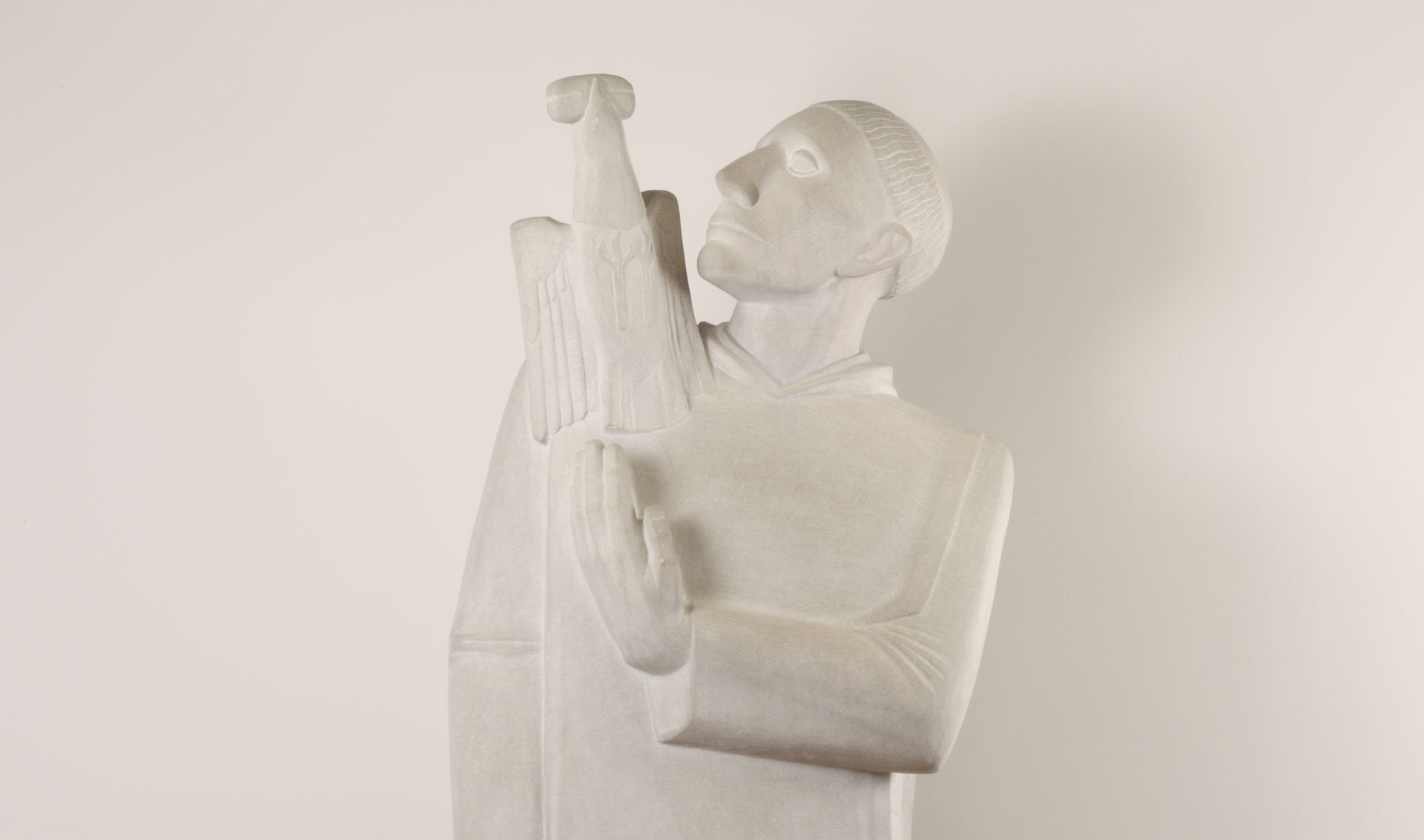 Janet DeCoux’s St. Benedict with a Raven