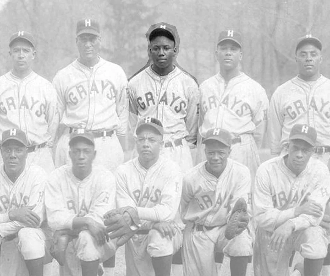 Josh Gibson with the Homestead Grays