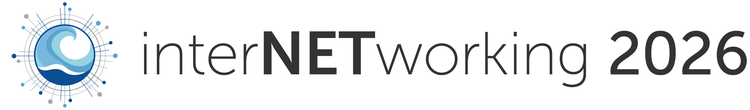 Logo for interNETworking 2026 conference featuring a stylized wave and network design.