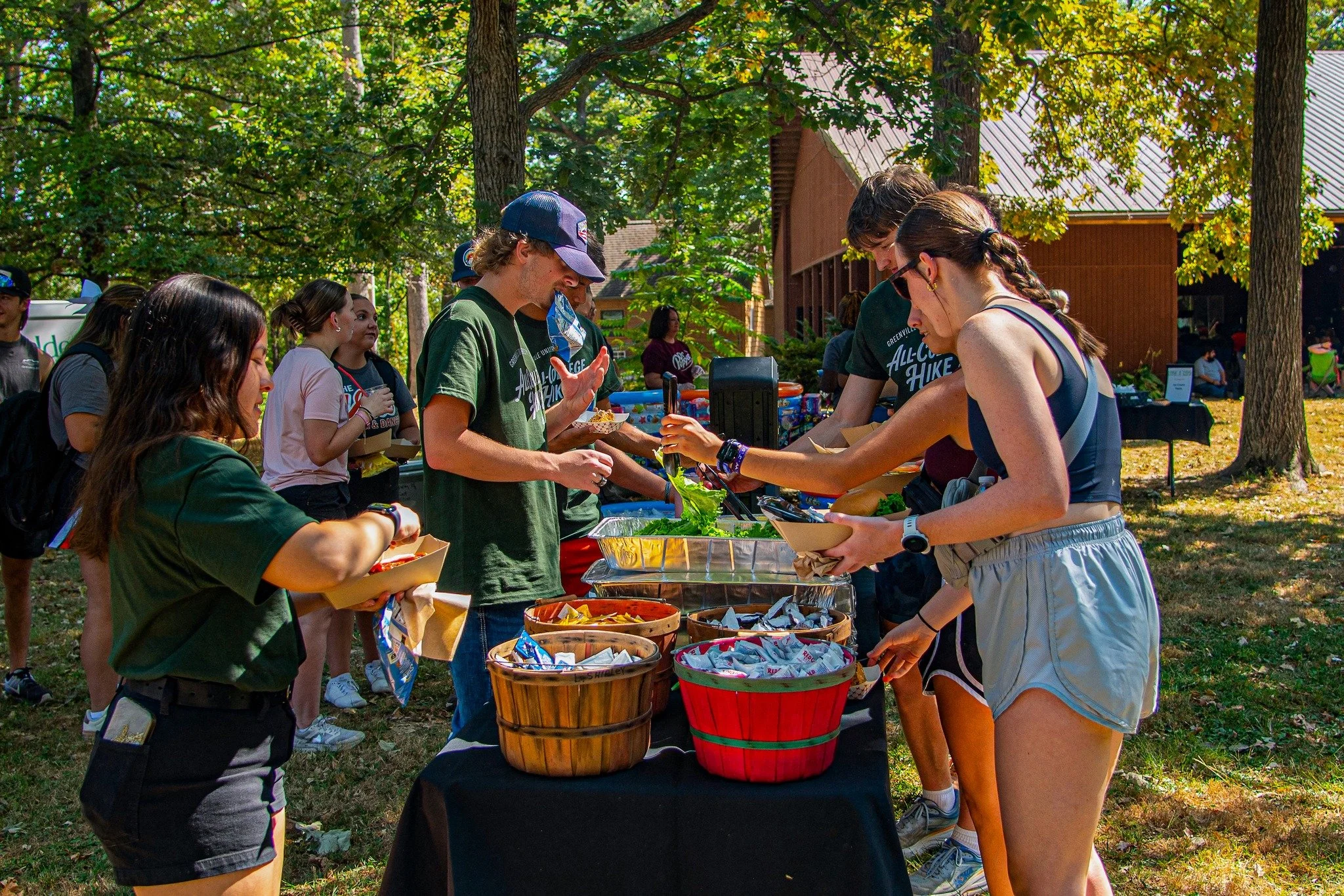 We had so much fun last week with our visitors from Greenville University for their annual All College Hike! Students enjoyed time in God's beautiful creation on the grounds as well as a wonderful service in the tabernacle.
Check out some of our fa