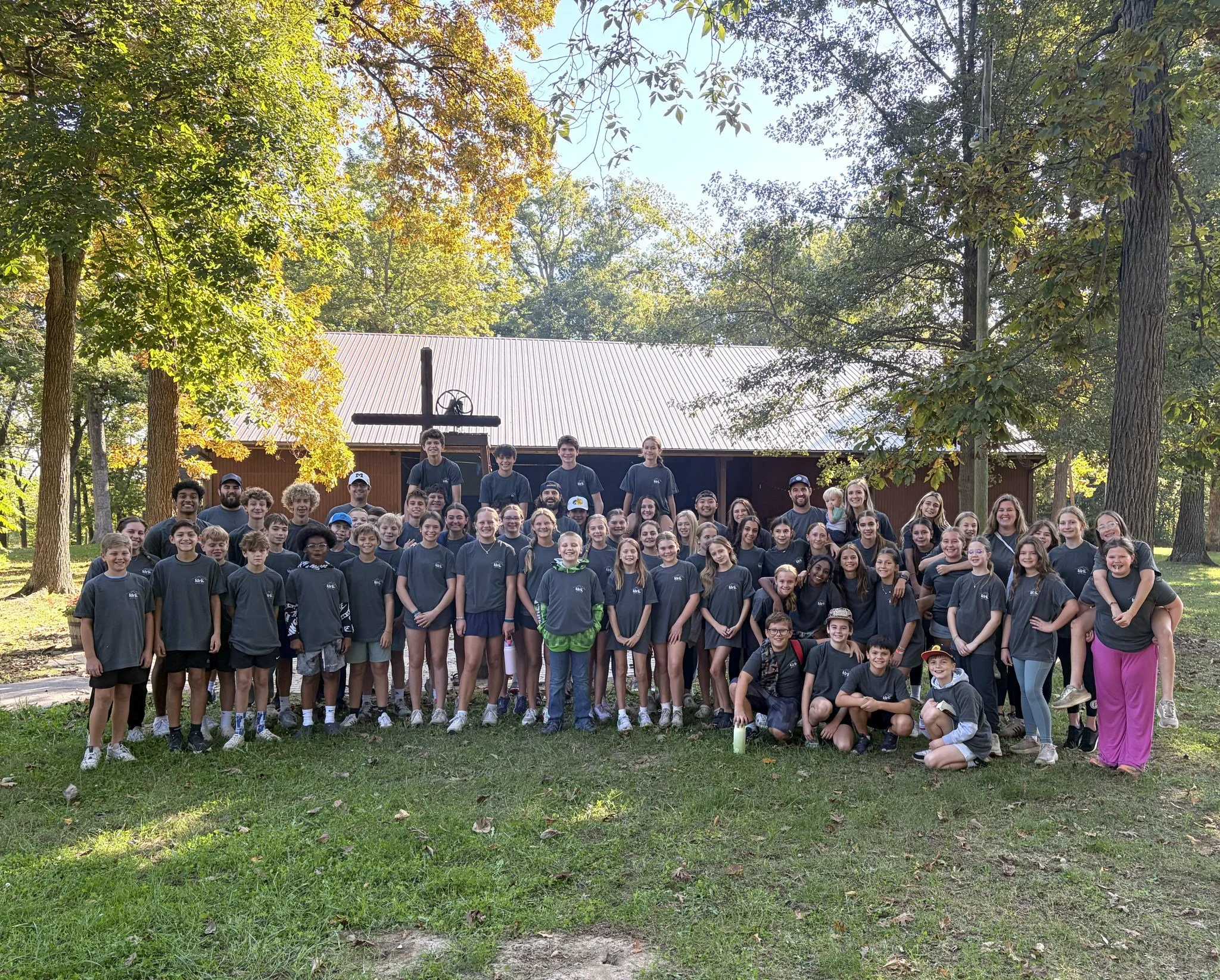 We had a fantastic time this past weekend with students from the Kirk of the Hills Church in St. Louis during their fall middle school retreat. As part of their Seaside Fall Retreat, the group enjoyed our beautiful campground and appreciated God's wo