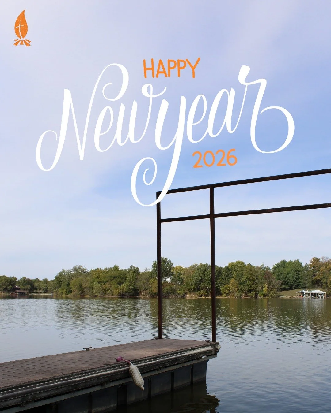 "Therefore, if anyone is in Christ, the new creation has come: The old has gone, the new is here!"

Happy New Year from your friends at Durley Camp! May God continue to bless you and work through you for His will in 2026.