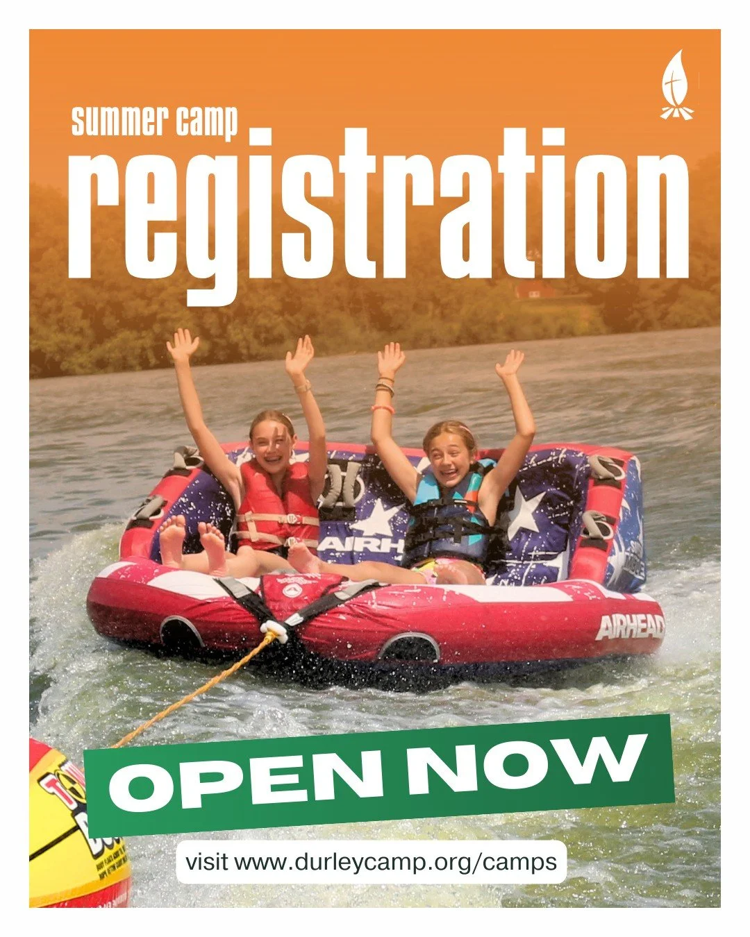 Registration for our 2026 Durley Camps is now OPEN!!
Head on over to www.durleycamp.org/camps to sign up today! Walk-ins to camp are always welcome, but register early to get the best rates ($20 increase after May 15). We are so excited to see you al