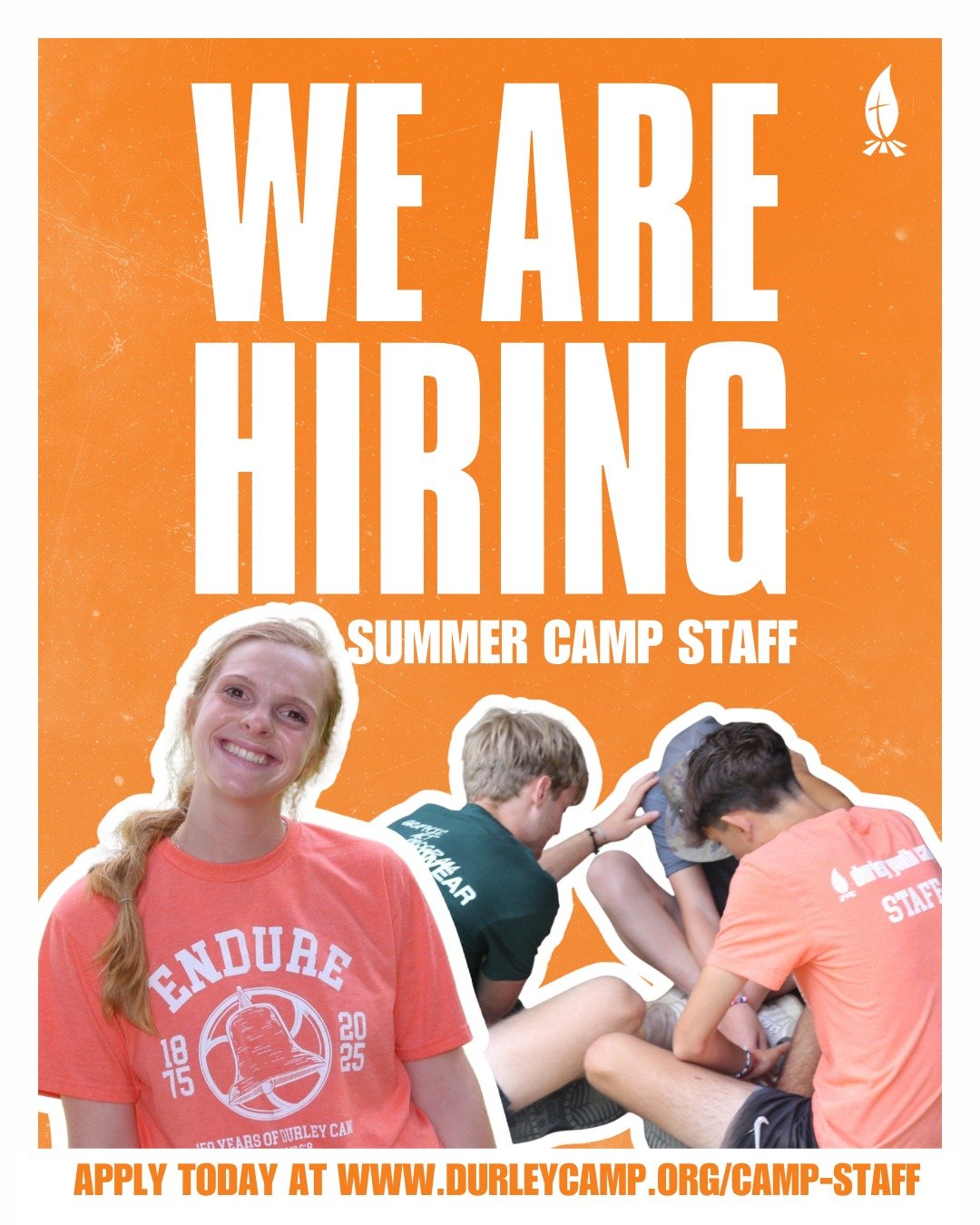 At Durley Camp, we believe in our mission of making Christian disciples through camp-centered activities. Our mission is not possible without our annual summer camp staff, who carry out the day-to-day operations at every Durley Youth Camp each summer
