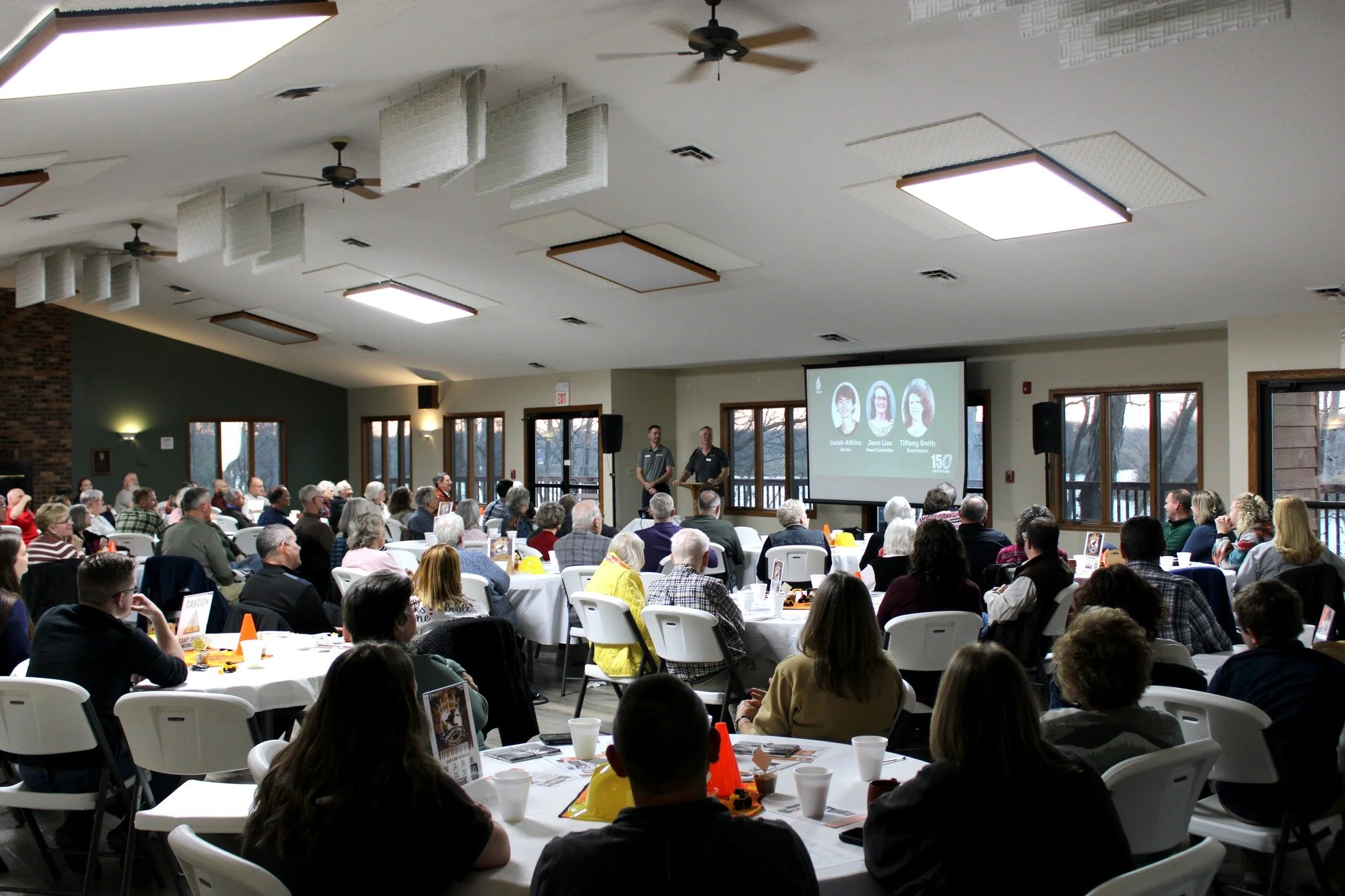 A huge thank you to everyone who attended our annual Dinner by the Lake on Friday, March  27! We had a wonderful evening of fellowship and discussing all the latest going on here at the campground.

We also dedicated our nurse's station to our longti