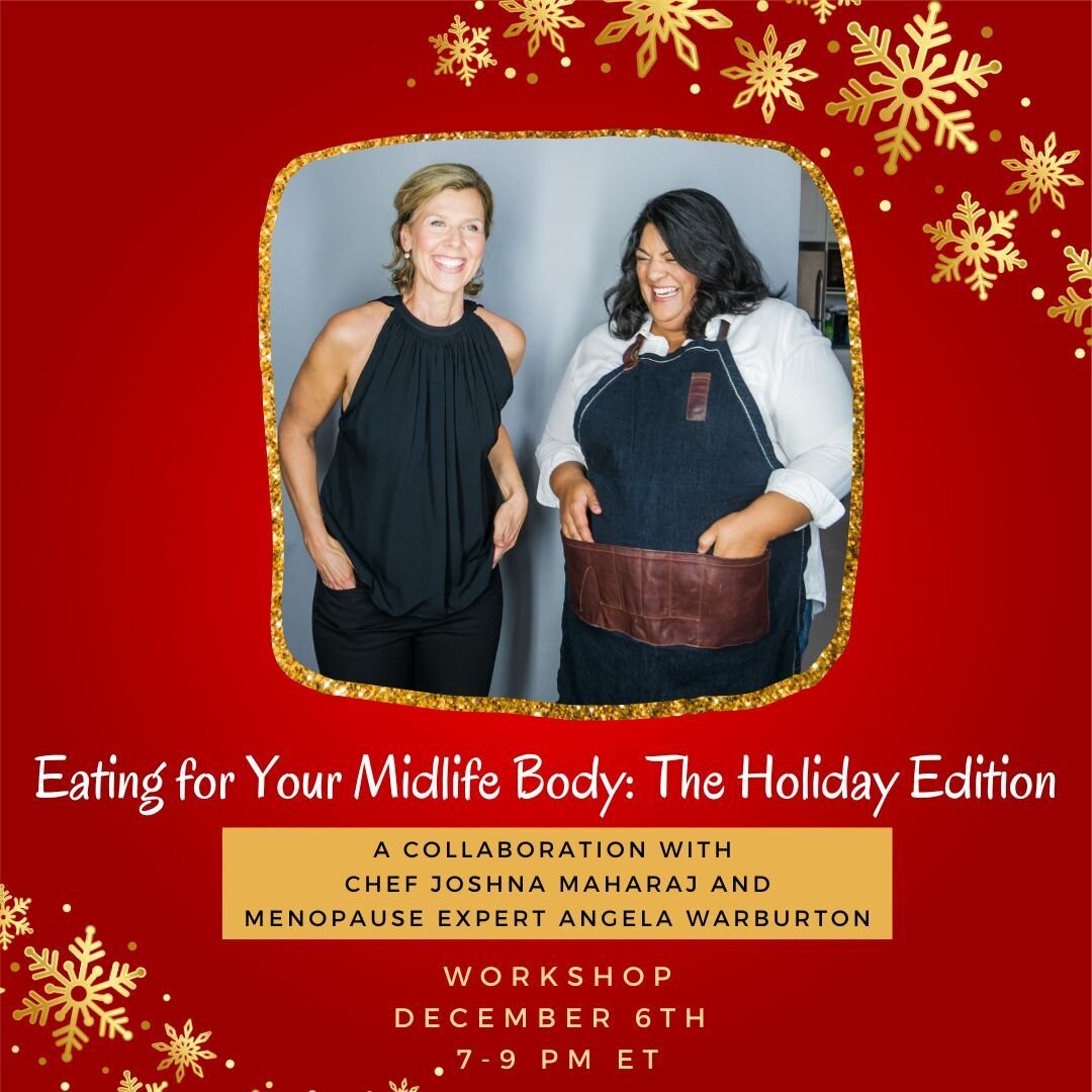What if eating holiday food actually helped your hormones?!

Well if this is a secret dream of yours, you're in luck! 

Next Wednesday, 
December 6th 
7-9 pm ET,
 I'll be cohosting a joyful and nourishing workshop with my delightful and highly skille