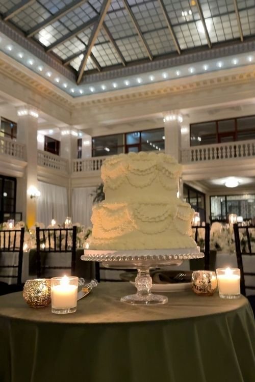 Wedding Cake Reception Photo