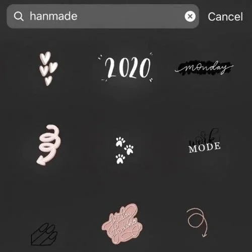 12 Aesthetic Instagram Story GIF Stickers