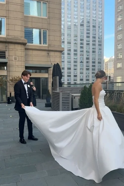 G&J Chicago Wedding First Look