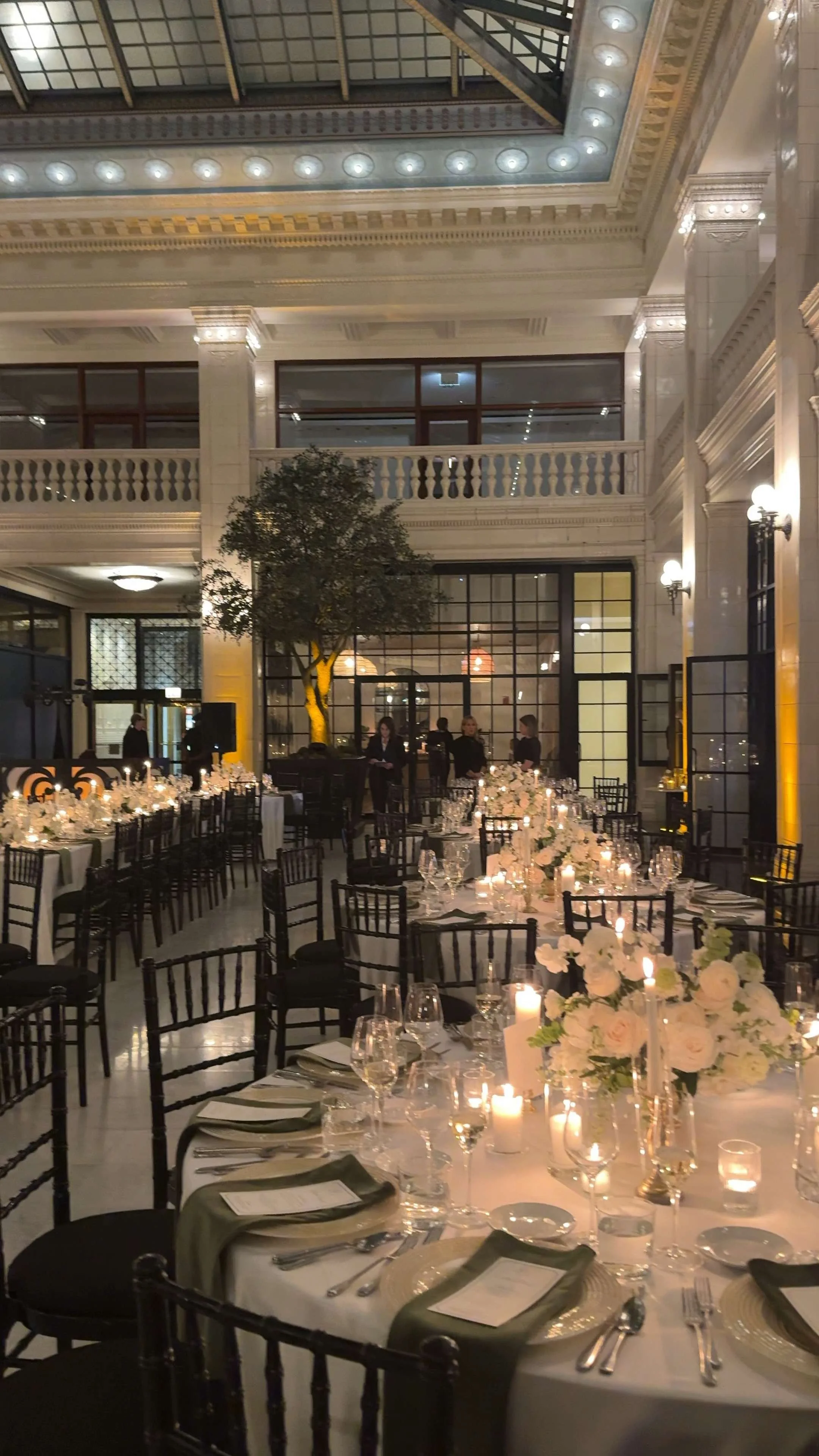 Wedding Reception Decor | Wedding Content Creation Client at The Exchange Chicago