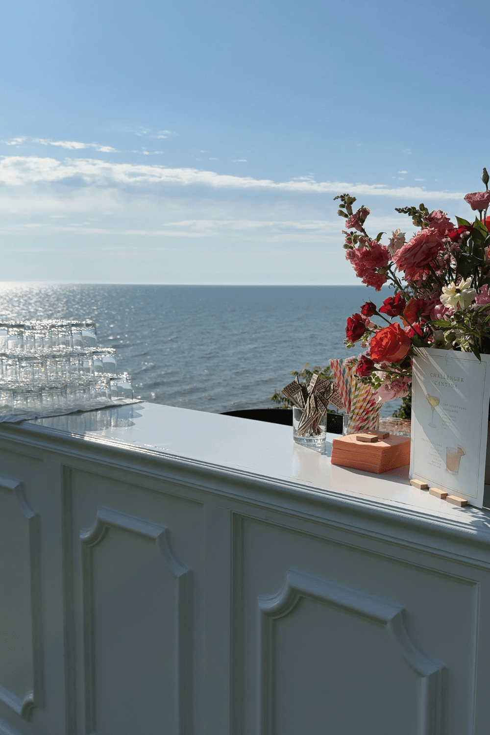 Welcome Dinner Bar | Wedding Content Creation Client