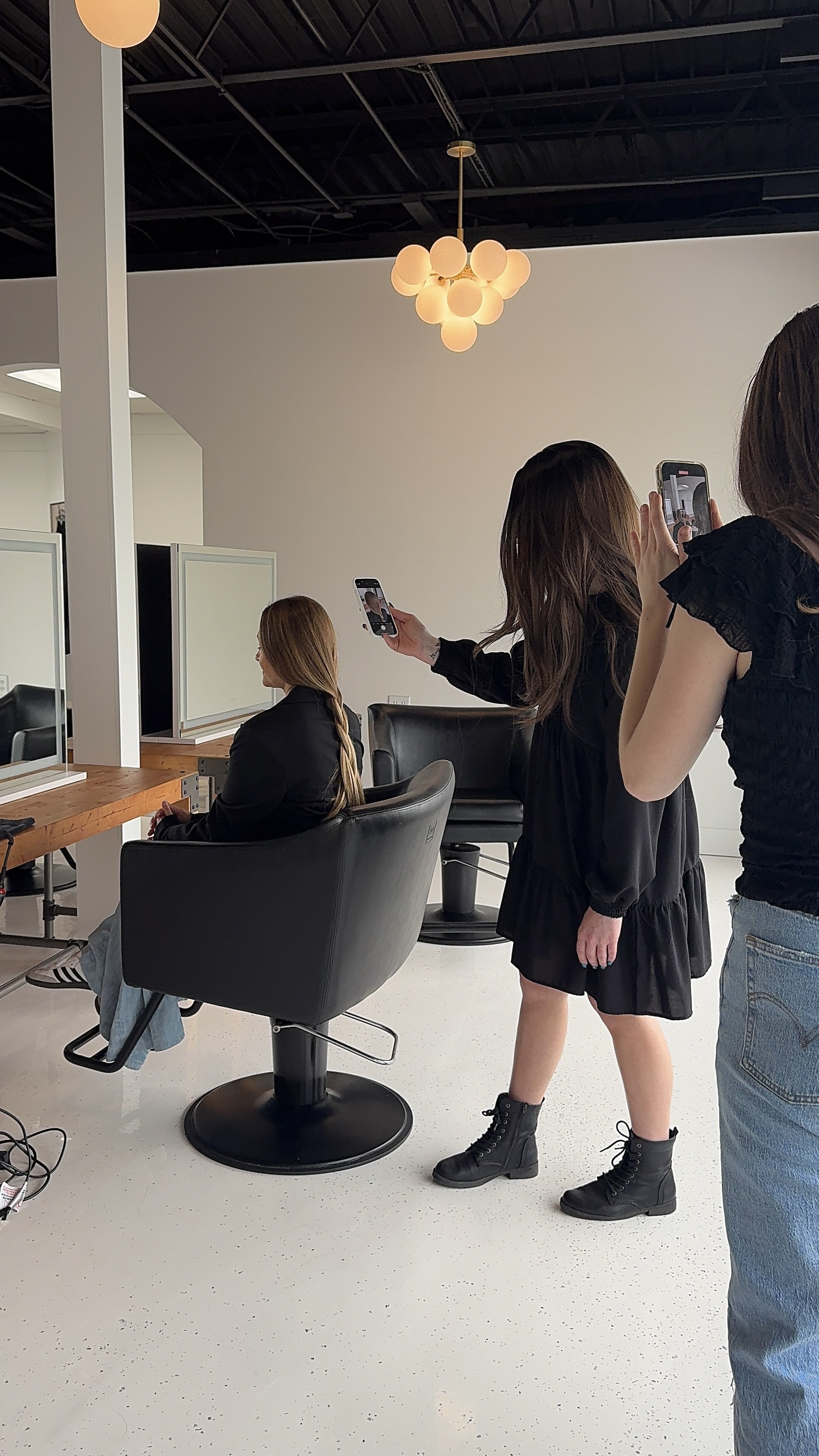 BTS Content Shoot @manejanessalon