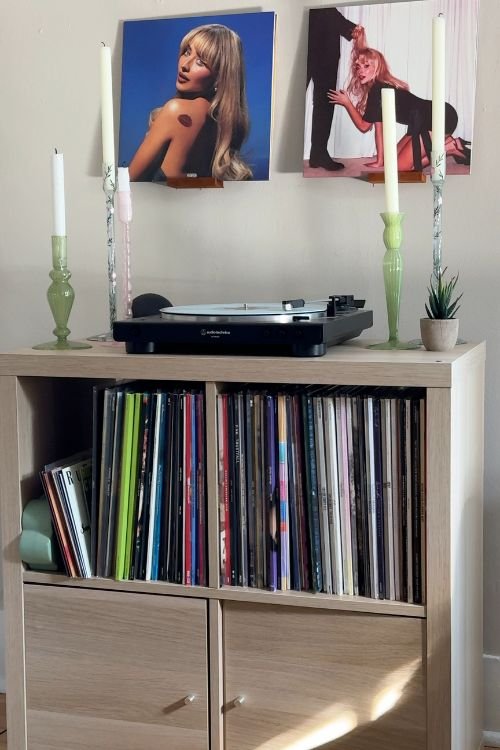 vinyl record setup