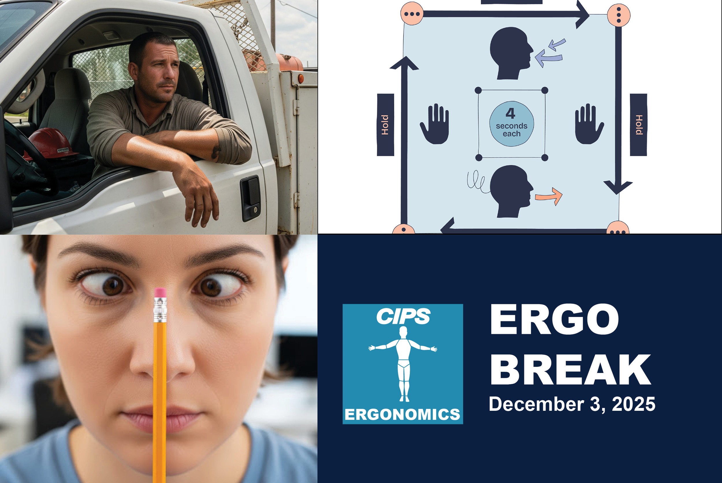 Resting Your Arm on the Door While Parked, Ocular Training, Box Breathing