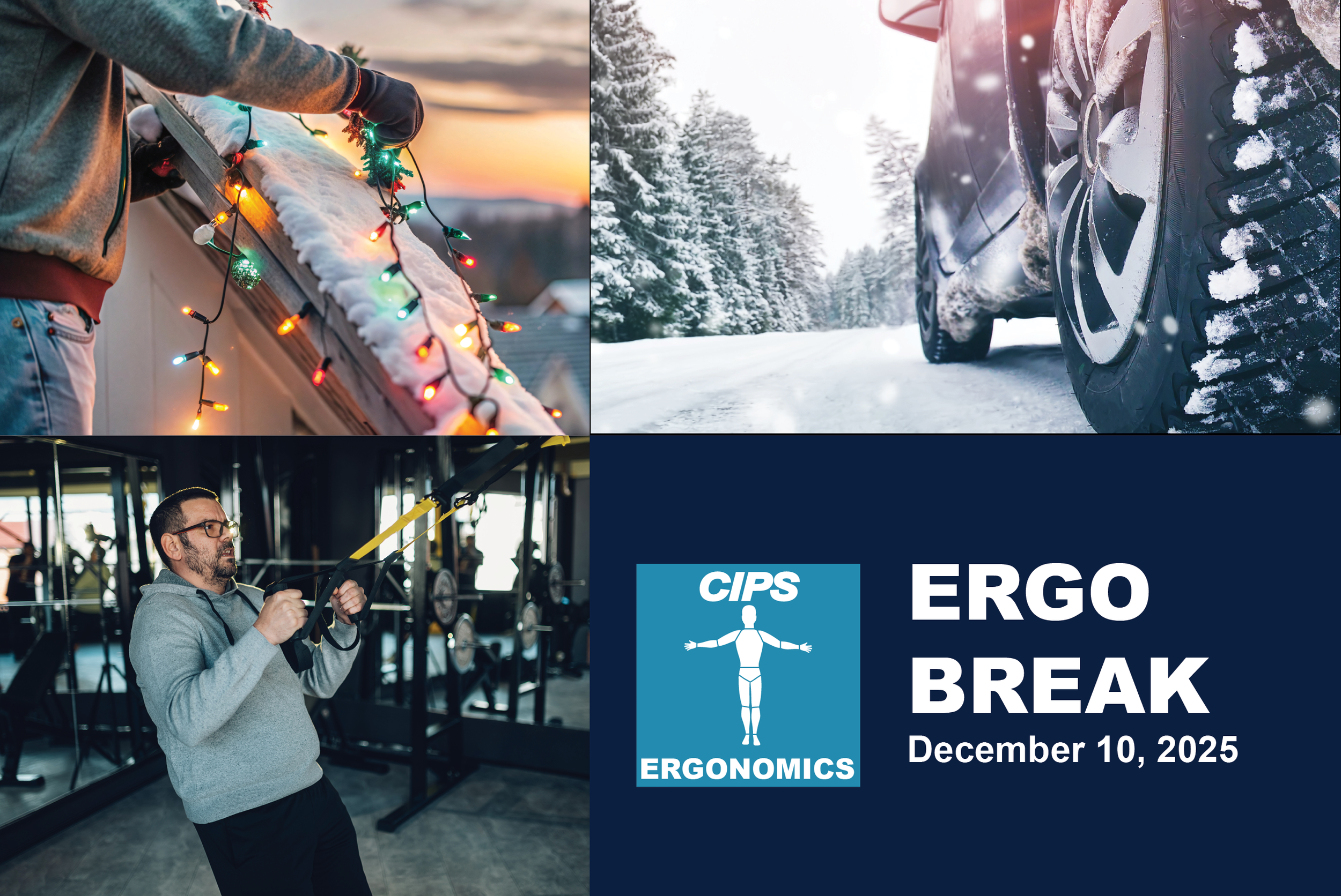 Holiday Decorating Ergonomics, Healthy Travel Tips, Suspension Training