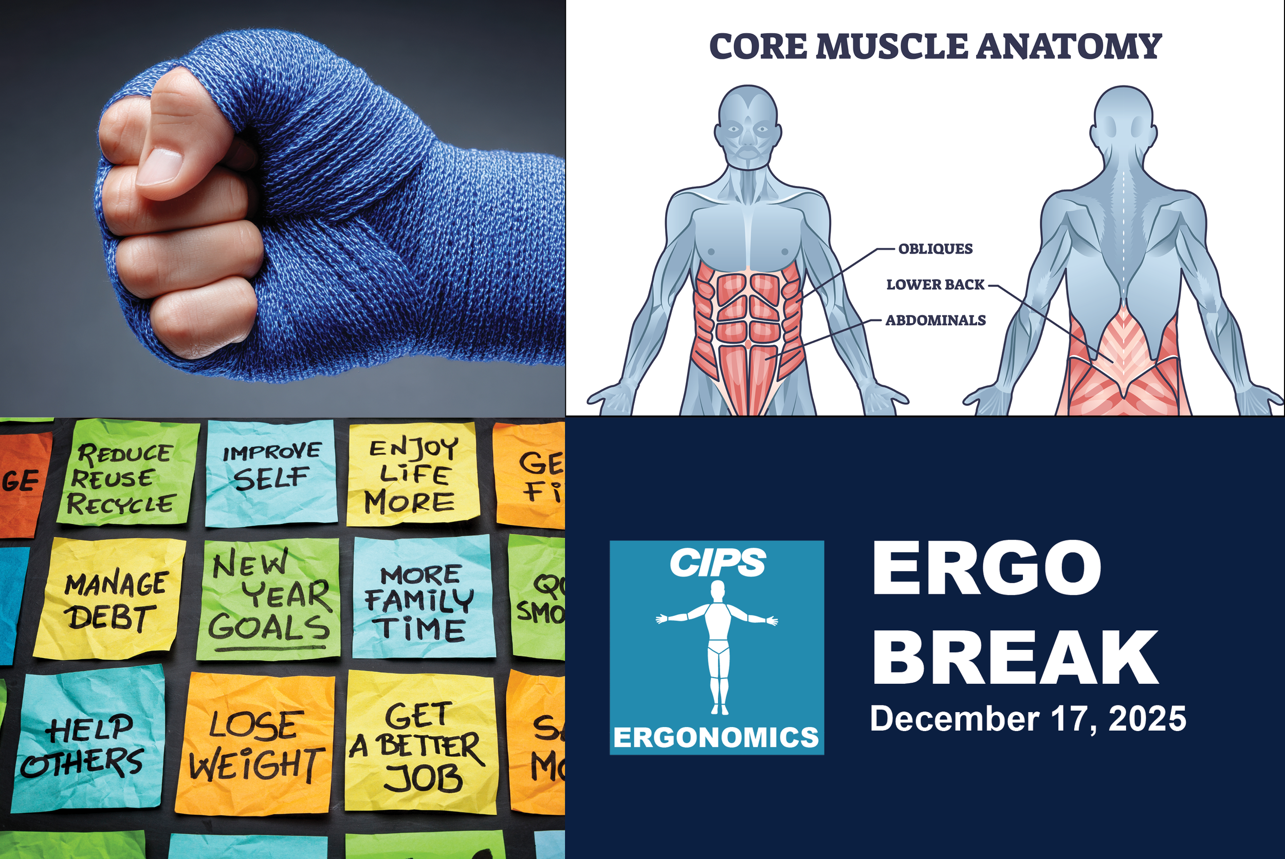 Neutral Wrist, New Year’s Resolutions-Start Now, Core: More Than Just Abs