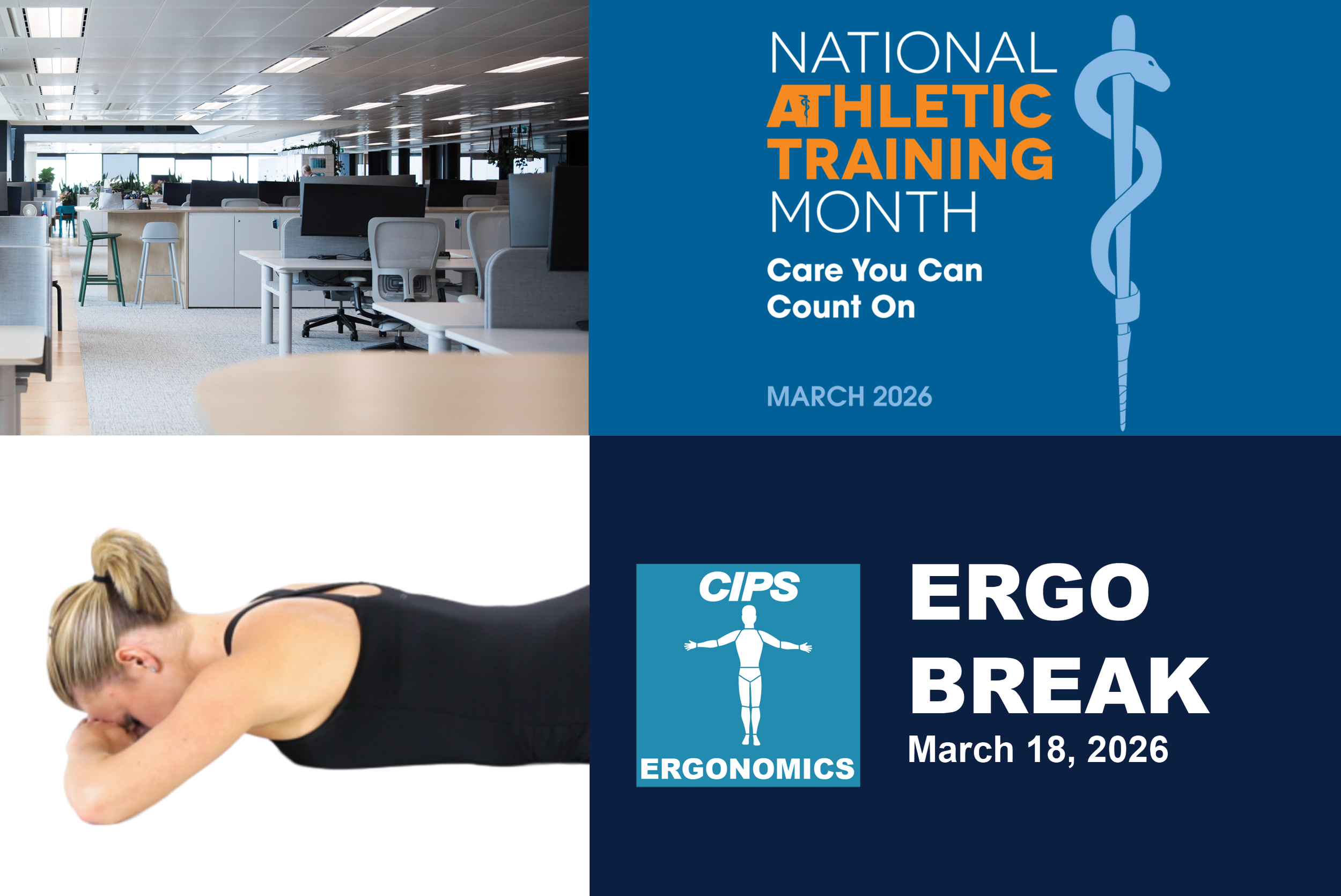 Workstation Lighting, National Athletic Training Month, Crocodile Breathing