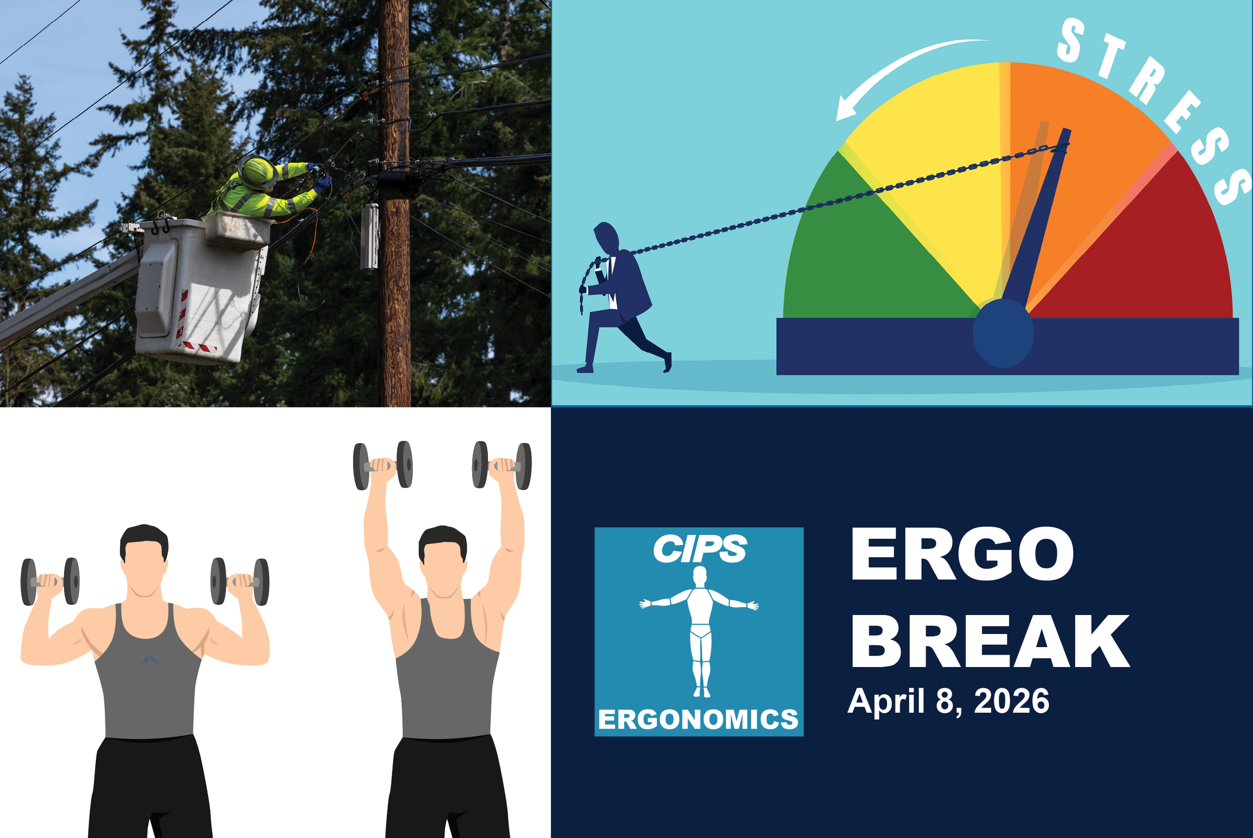 Working Overhead, Stress Awareness Month, Shoulder Press
