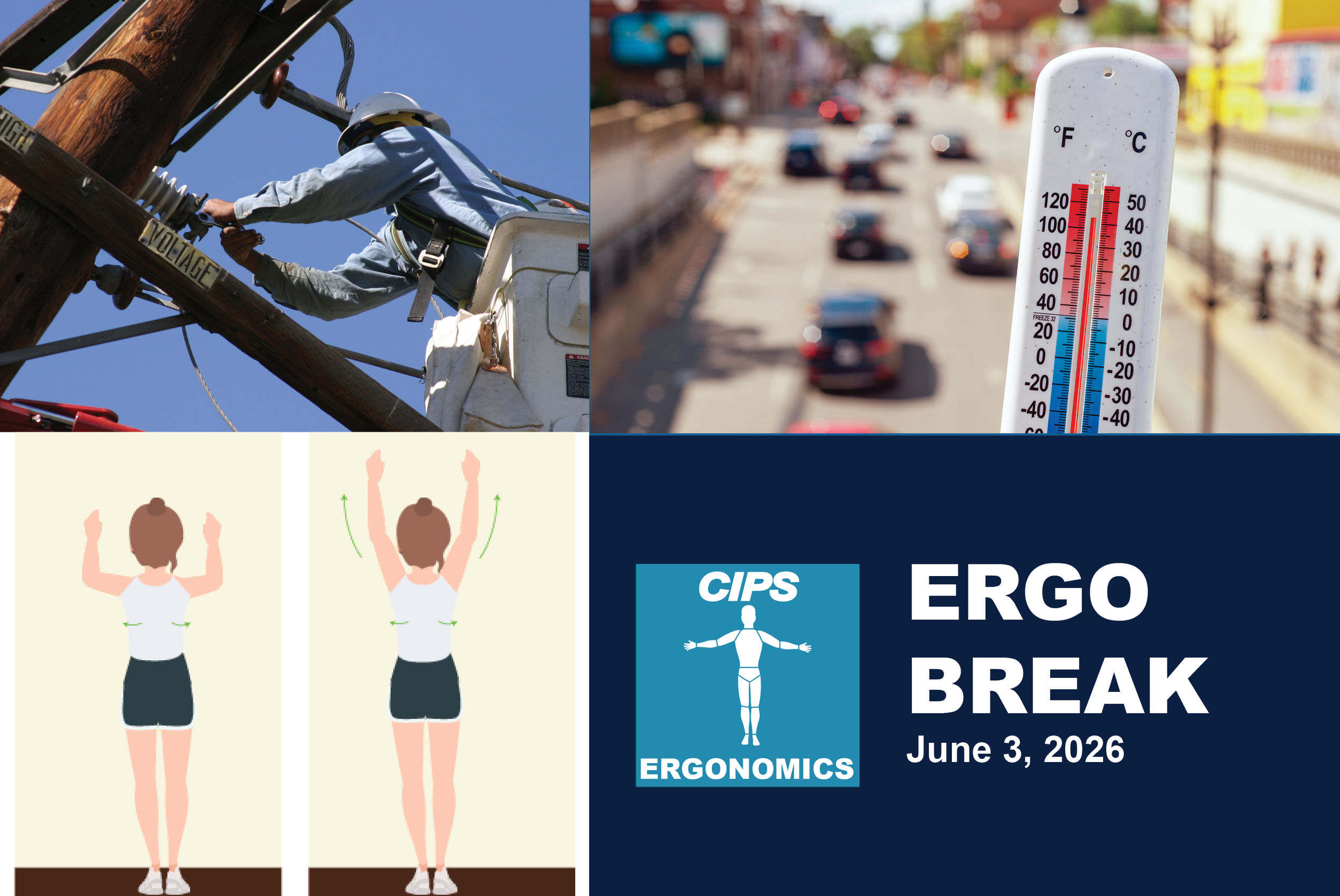 Ergonomics of Bucket Work, Heat Illness Signs &amp; Symptoms, Serratus Anterior Exercise