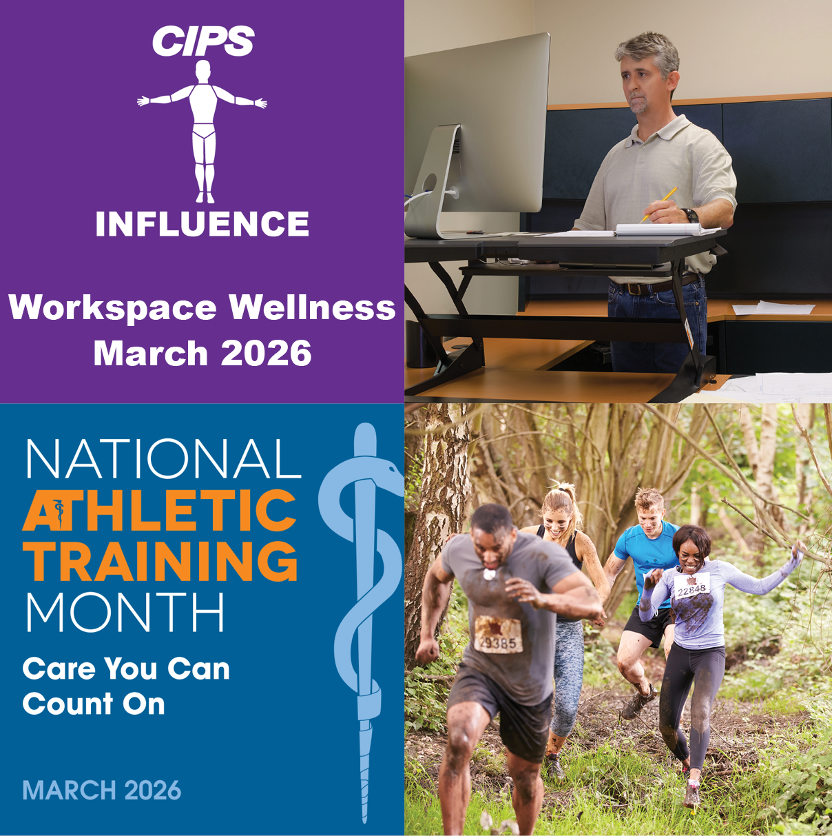 Using a Sit to Stand Desk, Weekend Warrior Warning, National Athletic Training Month