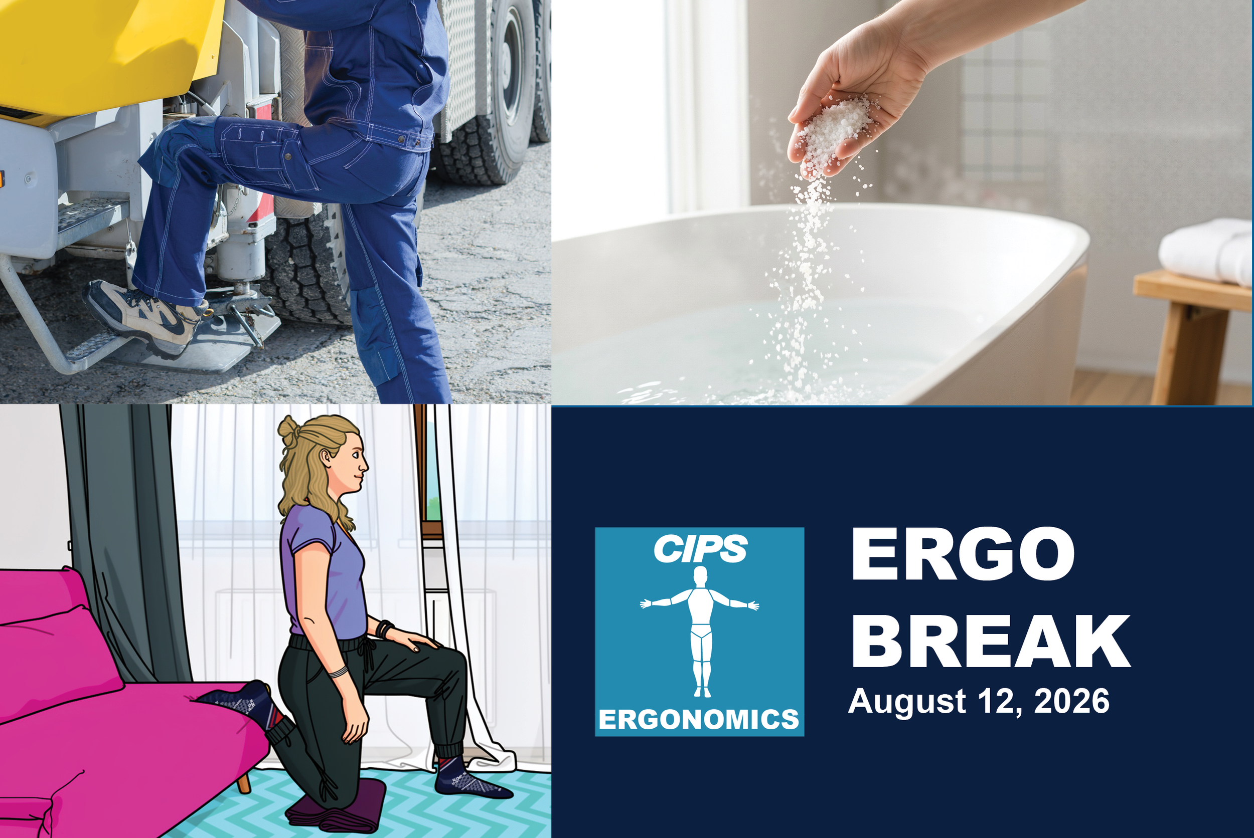 Egress/Ingress Ergonomics, Epsom Salt Uses, Hip Flexor Stretch
