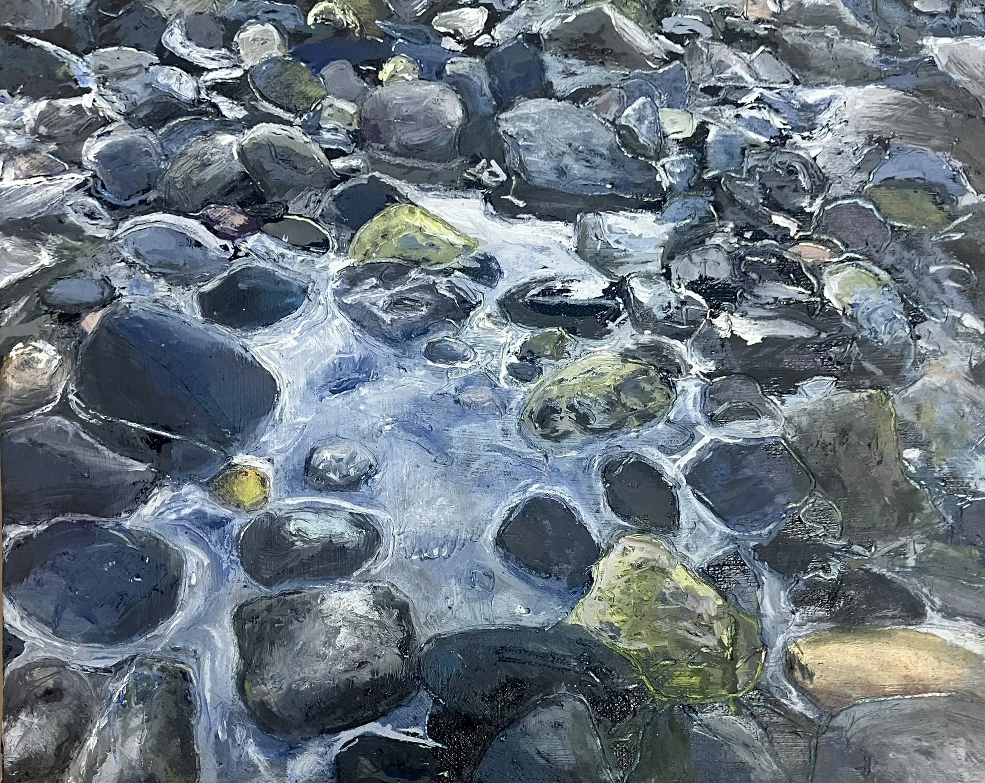 "Muted Tide" 8.25 x 10.25 oil on canvas