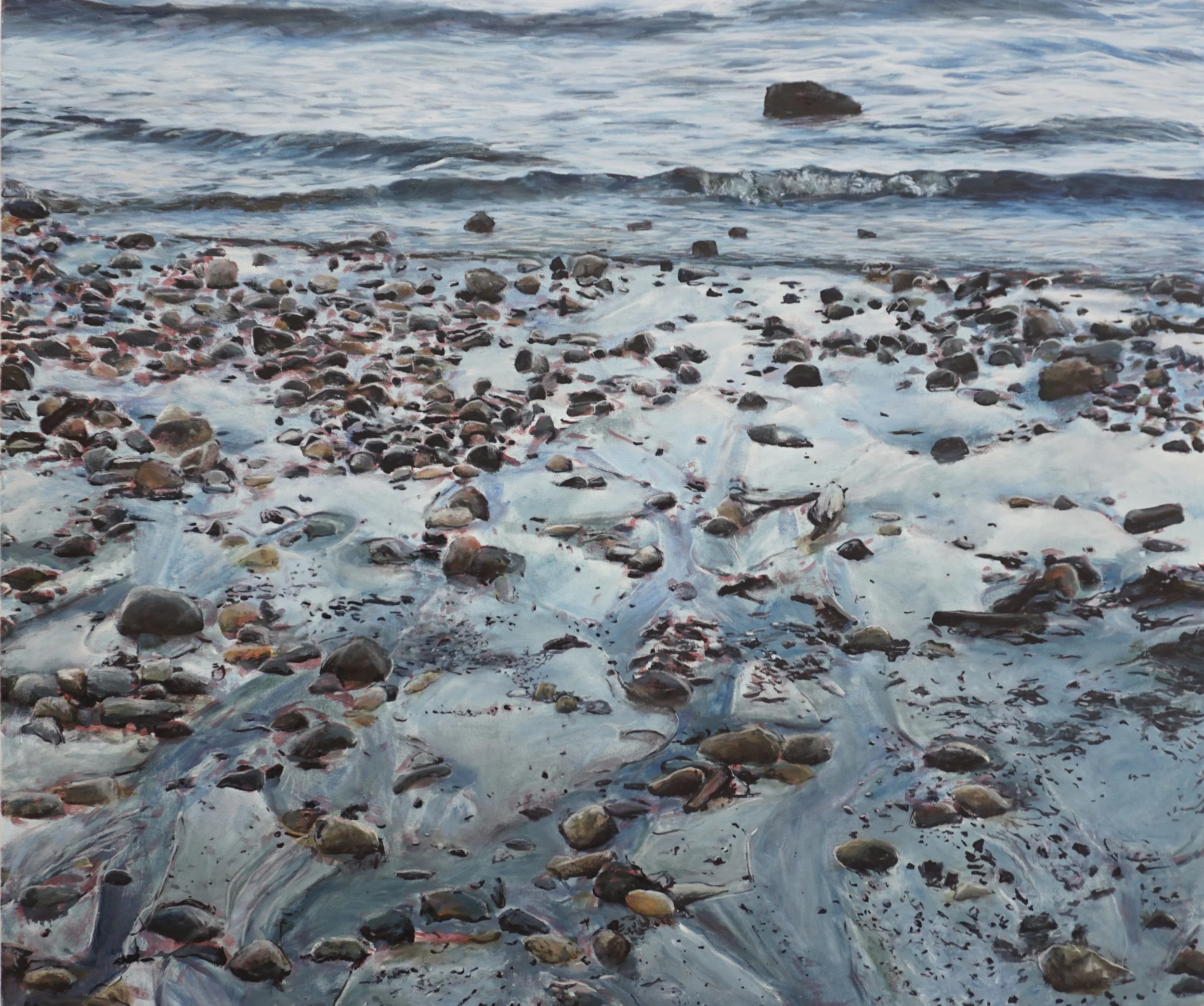 “Fleeting Shore” 38 x 45 oil on canvas